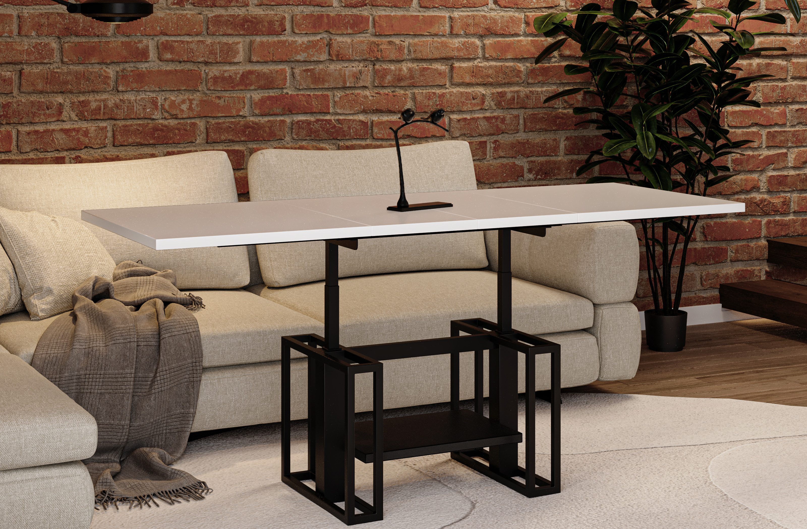 Endo-Moebel Couchtisch Victoria - ausziehbar 110-170cm günstig online kaufen