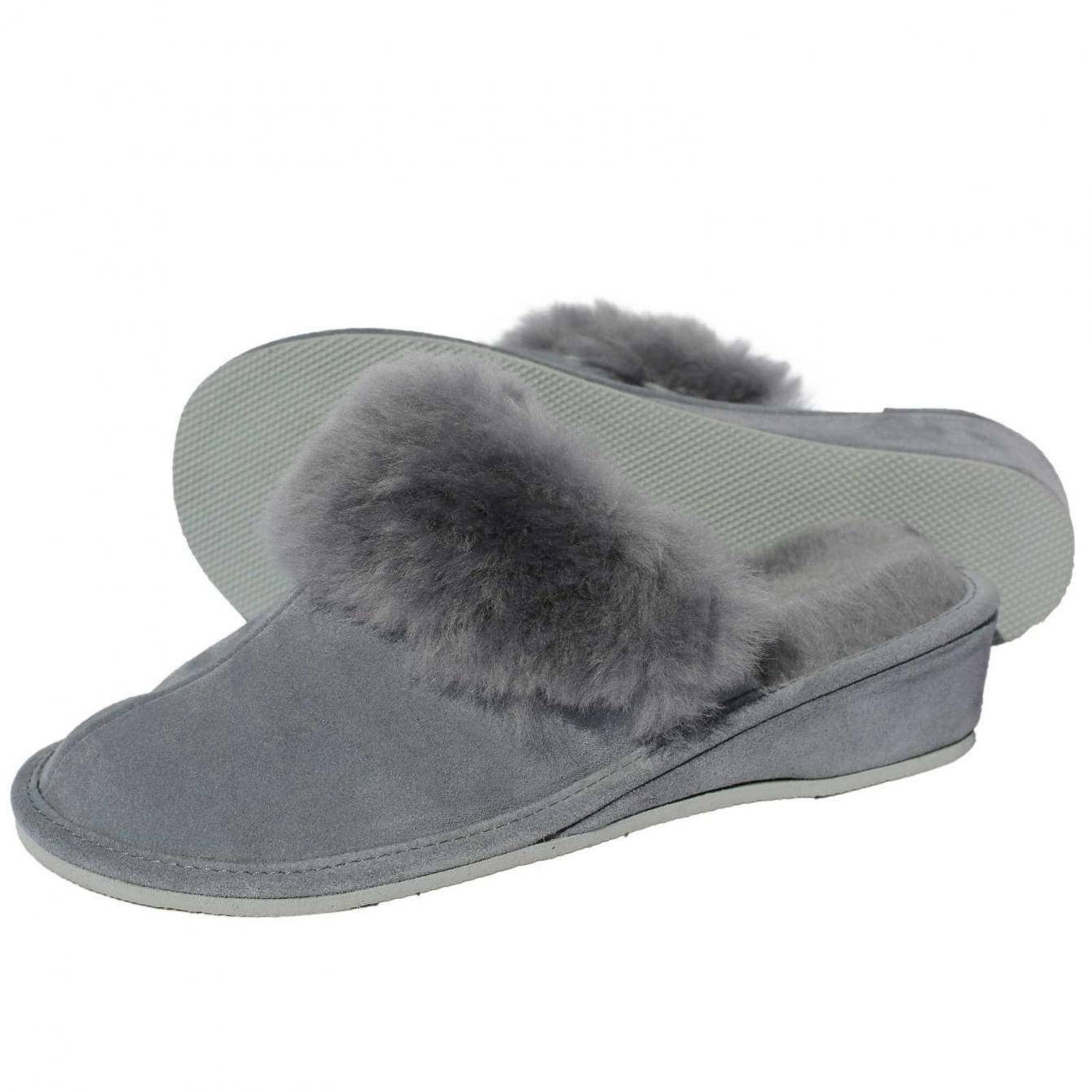 Hollert Marokko Hausschuh Damen Pantoffeln Hausschuhe Merino Schaffell