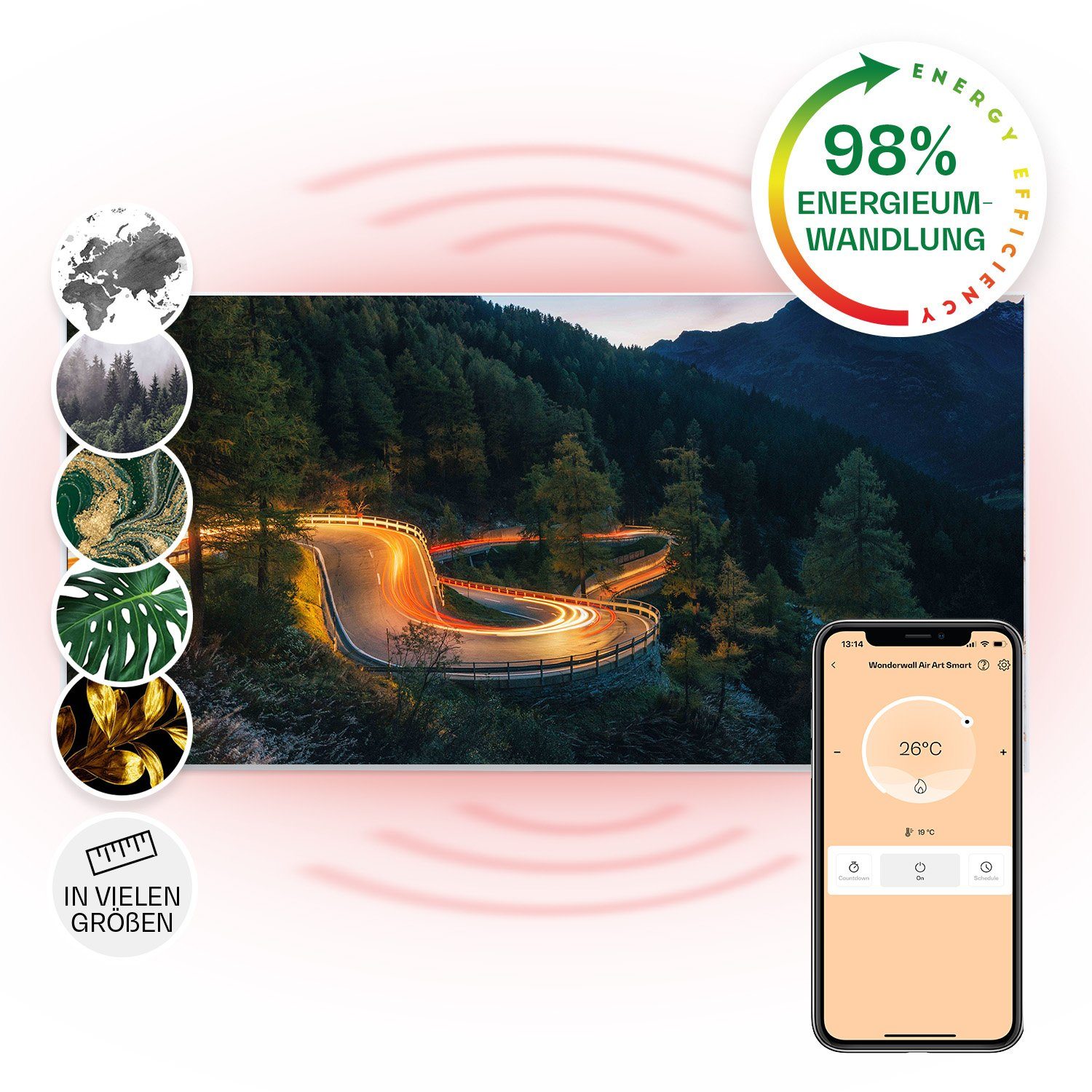 Klarstein Heizkörper Wonderwall Air Art Smart günstig online kaufen