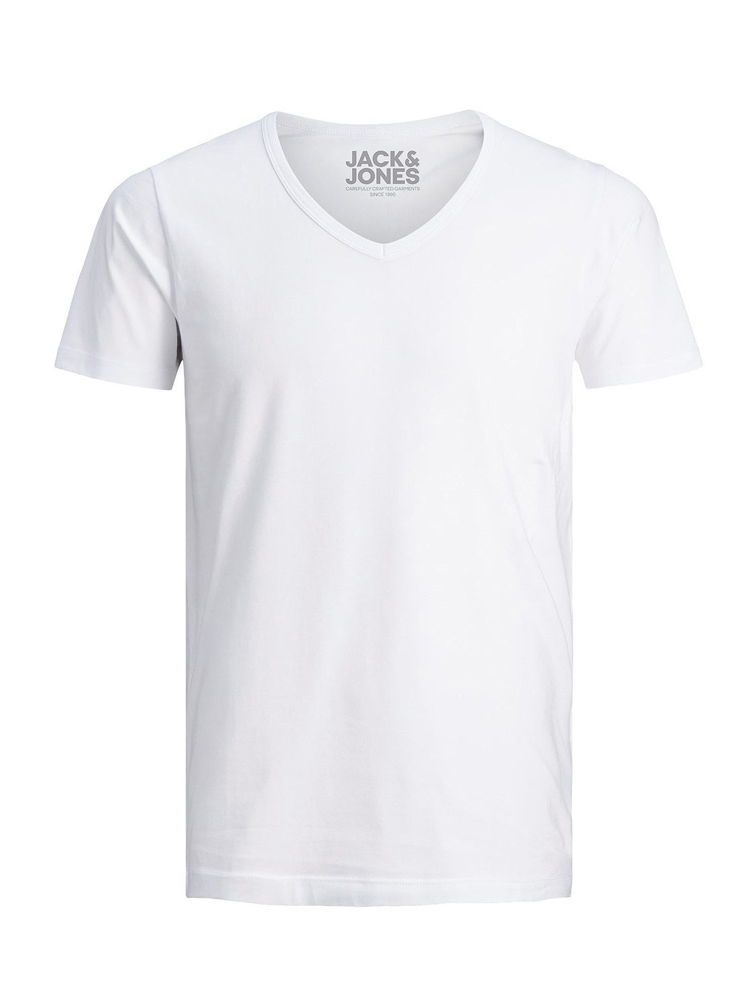 Jack & Jones T-Shirt Basic V-Neck (3-tlg., 3er Pack) etwas länger geschnitt günstig online kaufen