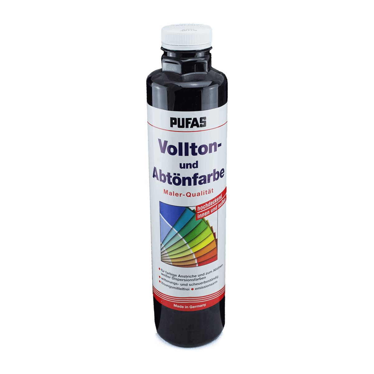 Pictolor Vollton- und Abtönfarbe PUFAS Vollton- und Abtönfarbe750 ml510 oxidschwarz