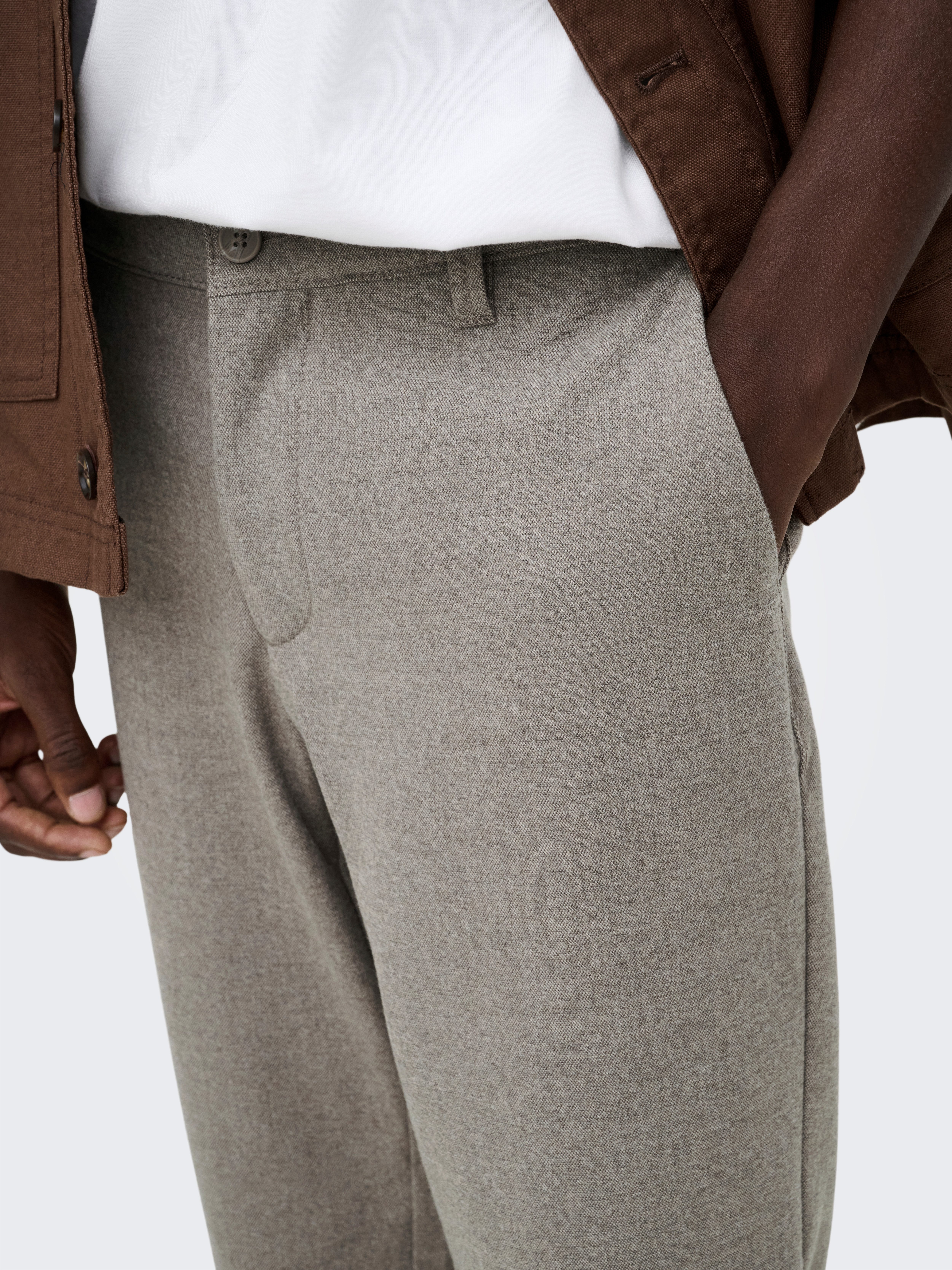 ONLY & SONS Chinohose ONSMARK SLIM BRUSHED PIQUE 0353 PANTS – Bild 2 von 5