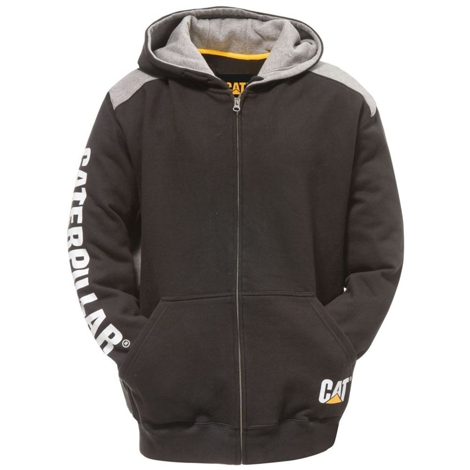 CAT CATERPILLA Kapuzenpullover Zip Hoodie Logo günstig online kaufen
