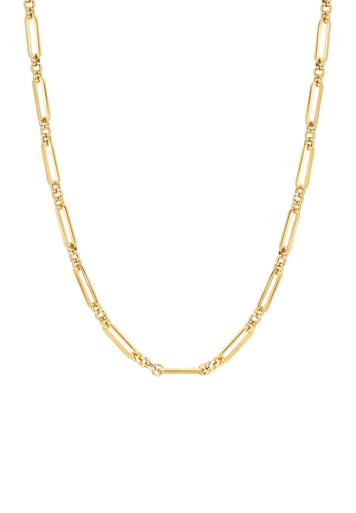Hey Happiness Gliederkette Rechteck Eckig, Vergoldet 18K Roségold, Damen Ed günstig online kaufen