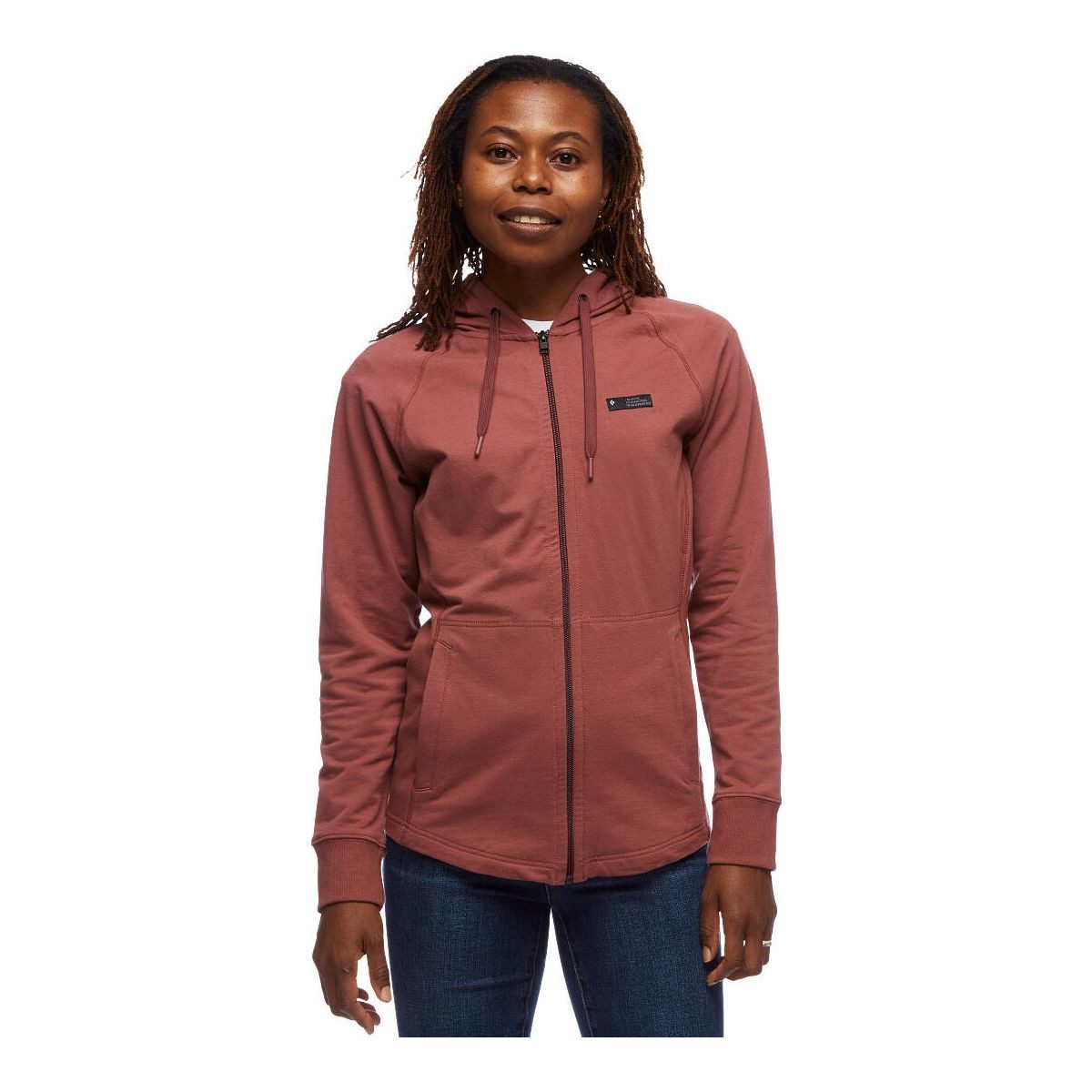 Black Diamond Sweatshirt W Mountain Transparency Full Zip Hoody
