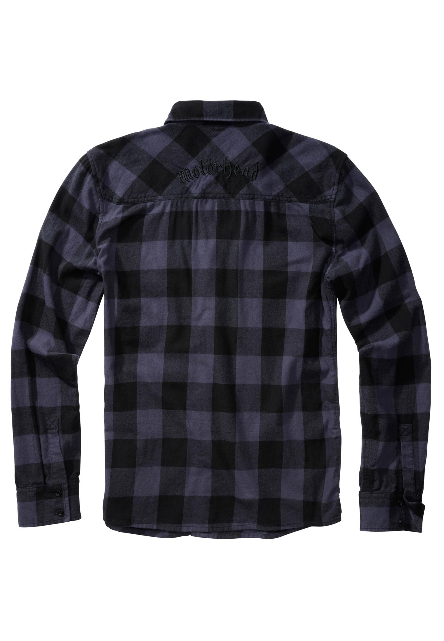 Brandit Langarmhemd Herren Checkshirt (1-tlg) Motörhead