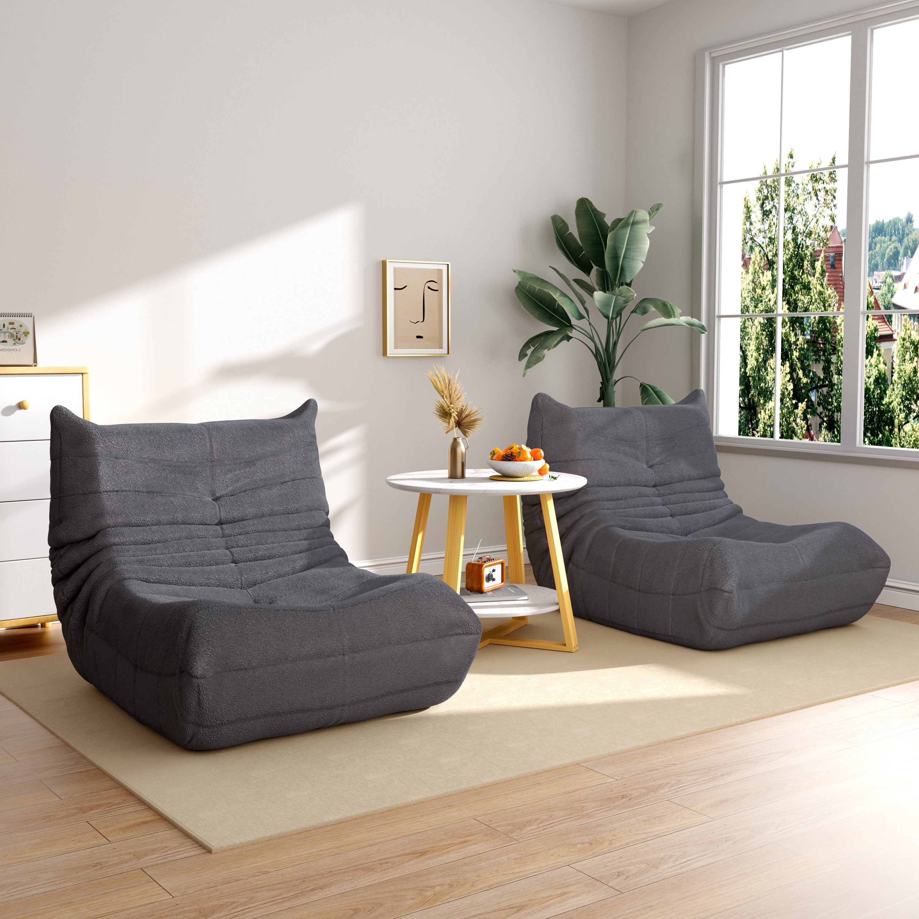 STILVORA Sitzsack Relaxsessel Indoor-Lazy Sofa Einzelsofa,Hochelastischer S günstig online kaufen