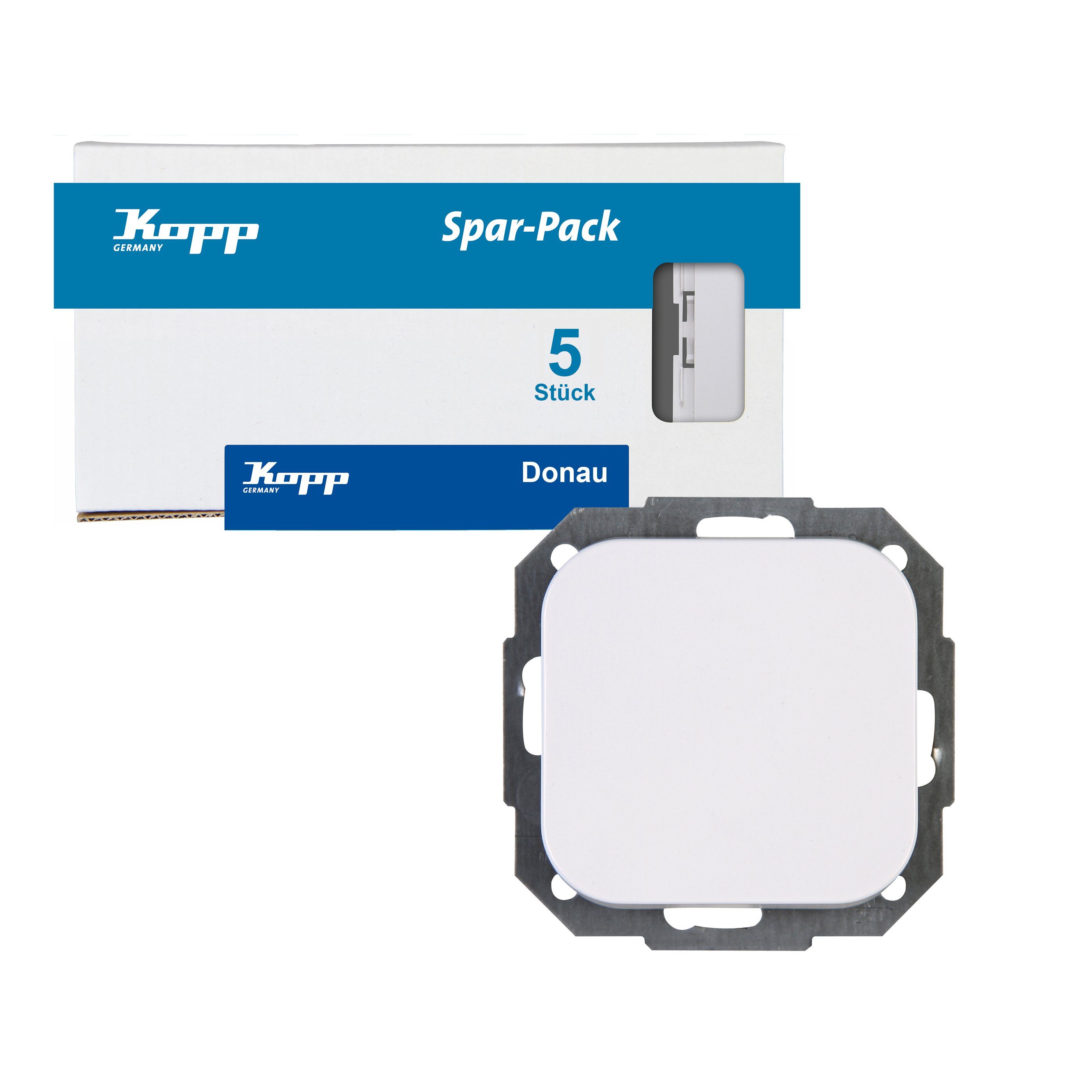 Kopp Schalter Donau (Spar-Set, 5-St)