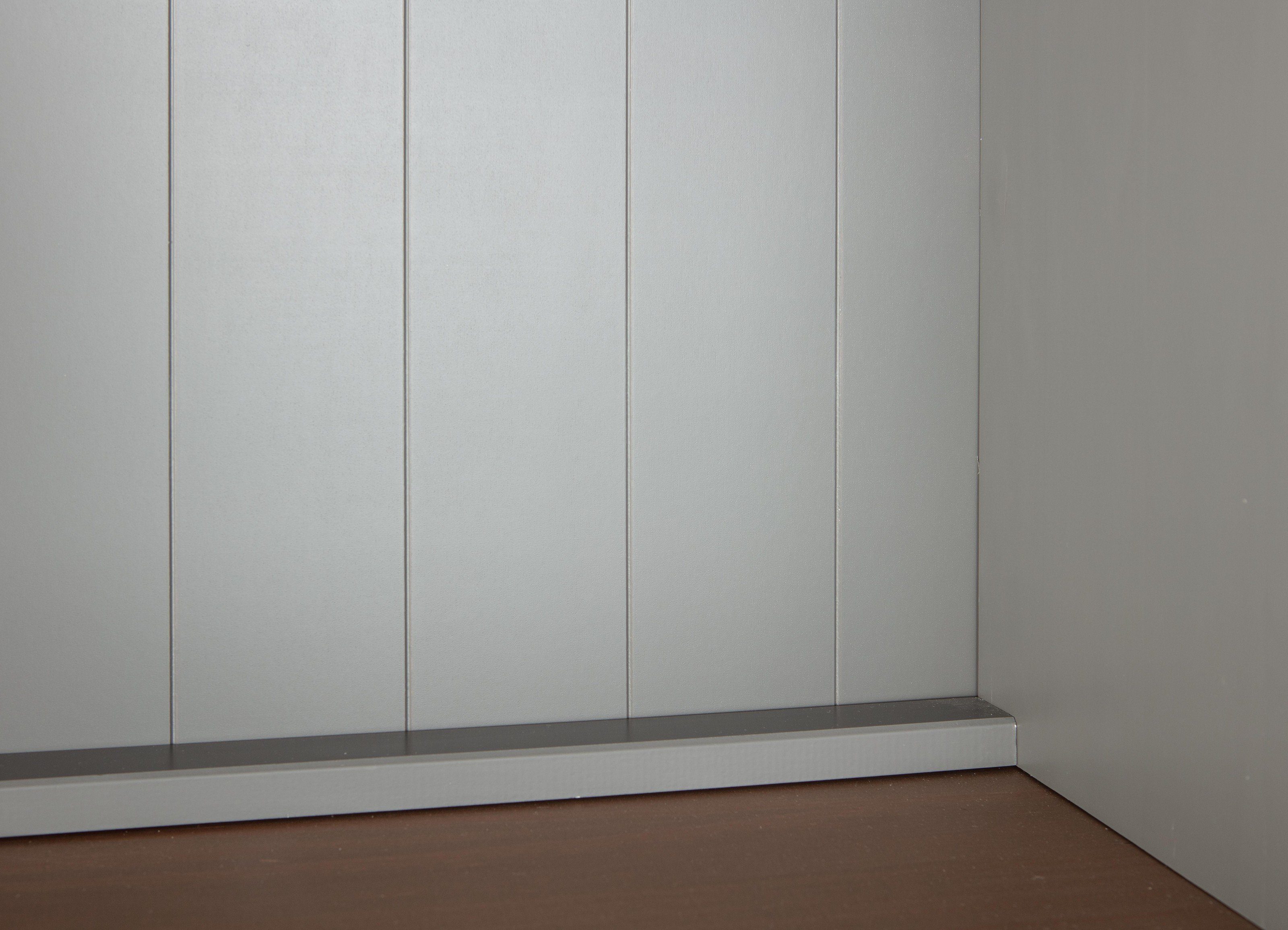 freiraum Buffet Luzerna aus Massivholz/MDF in Grau/Sepia-braun mit 3 Schubladen und 5 Türen