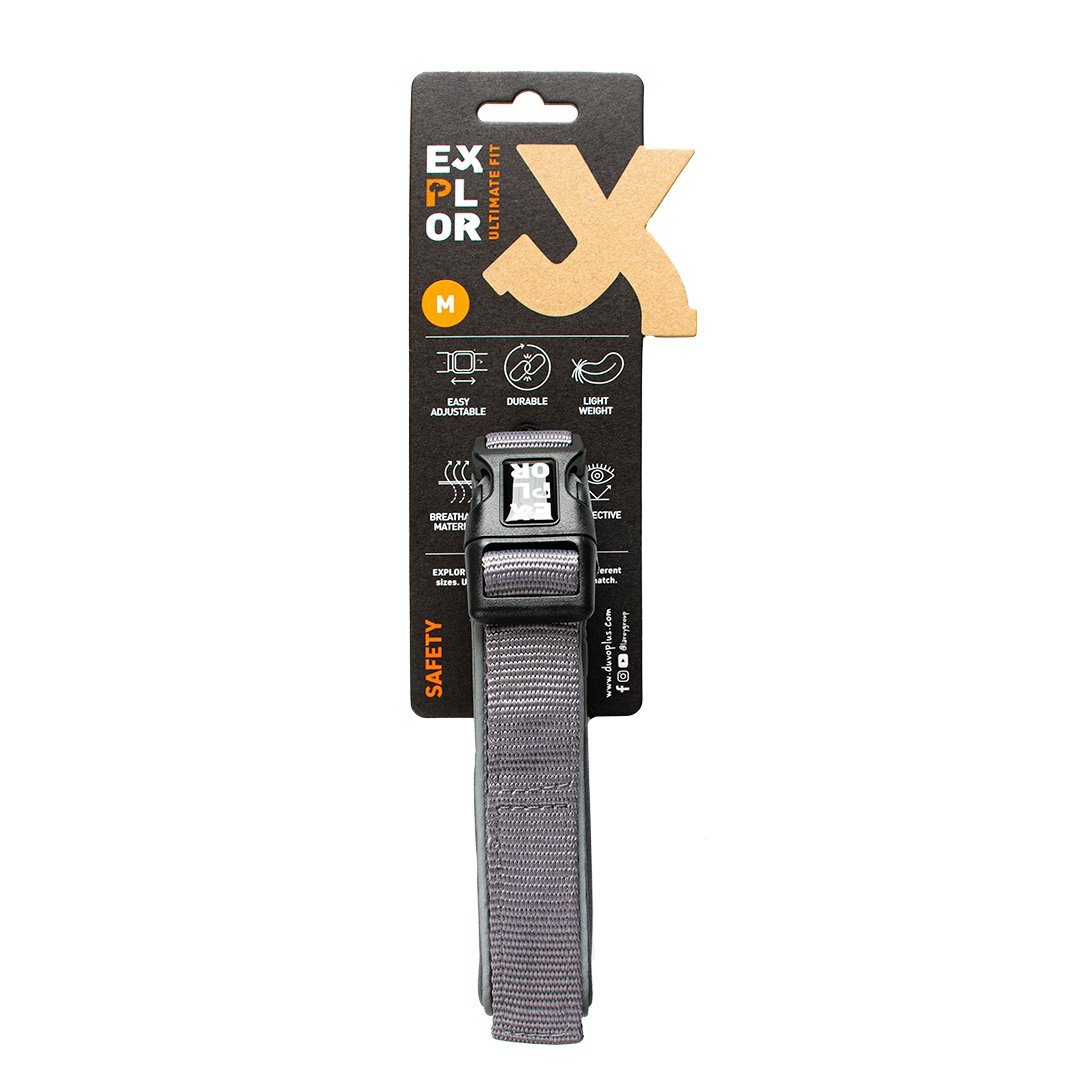 DUVO+ Hunde-Halsband Duvoplus EXPLOR Ultimate Fit Comfy Halsband Safety - Silver