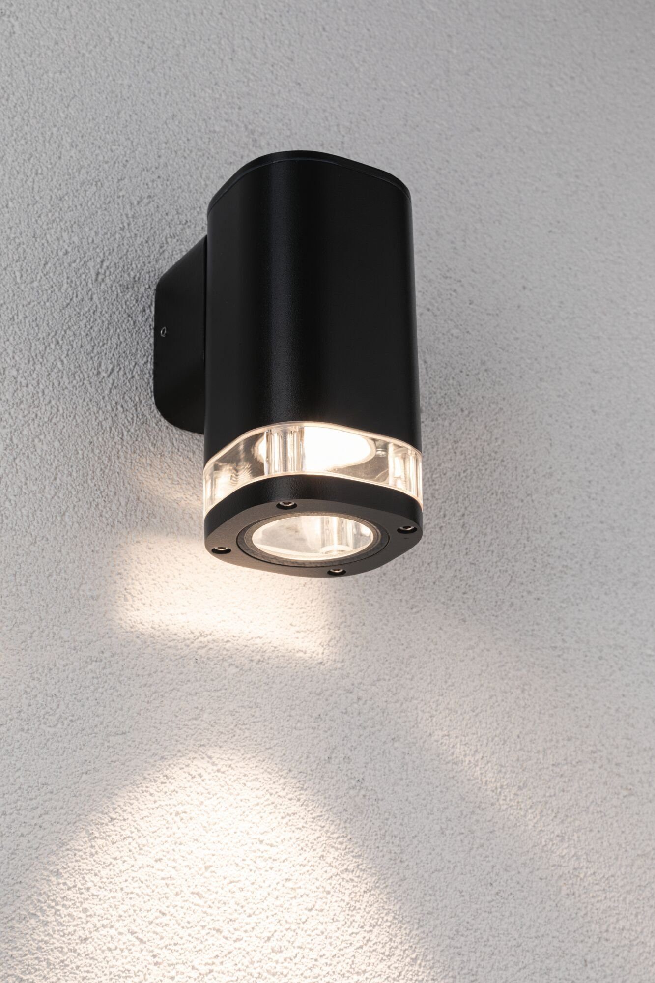 Paulmann Außen-Wandleuchte Colum IP44 80x112mm max. 20W 230V Anthrazit Aluminium, ohne Leuchtmittel, seewasserresistent