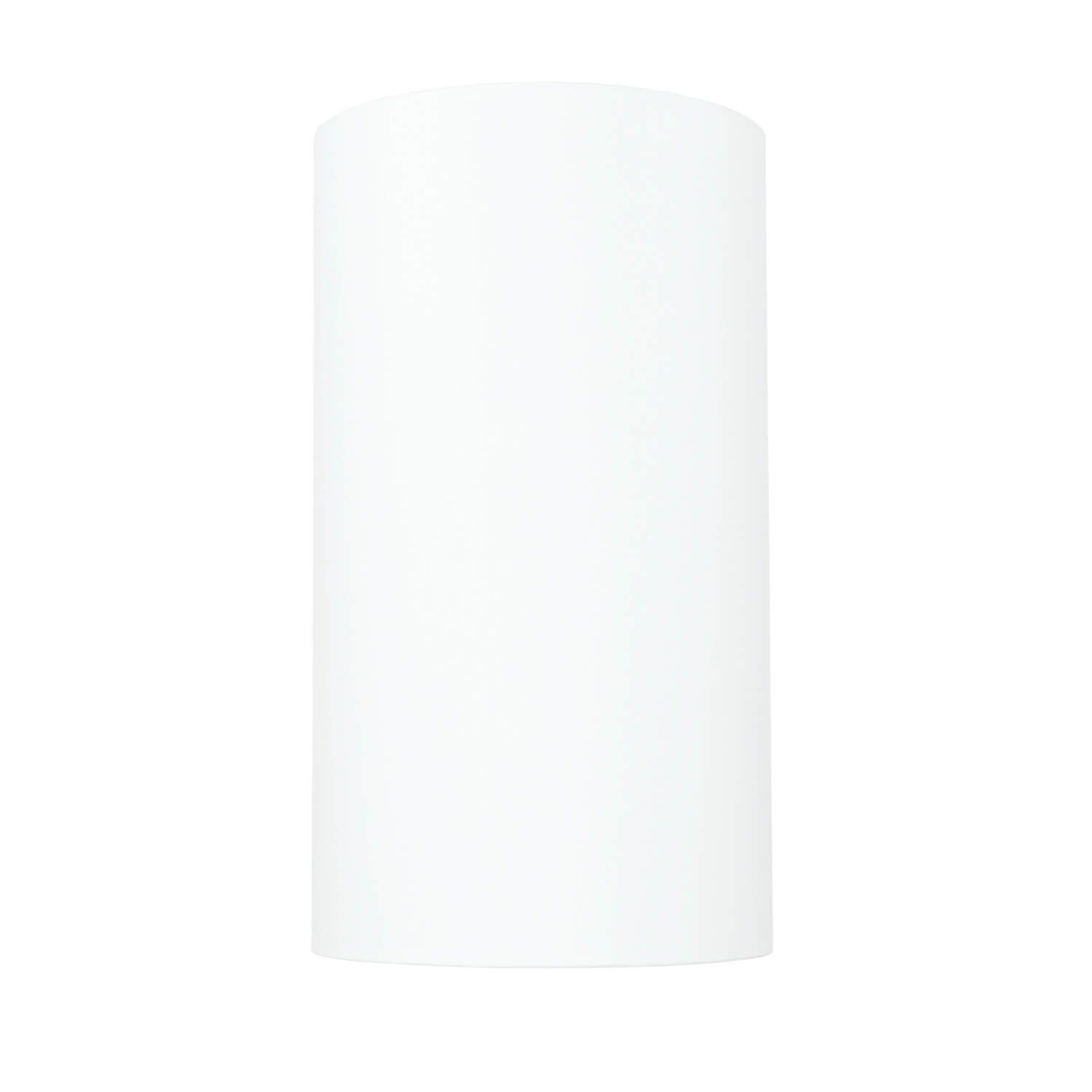 Licht-Erlebnisse Лампиschirm GLIONA, Stoffschirm Weiß für Stehleuchte Zylinder Ø 18,5 cm schmal