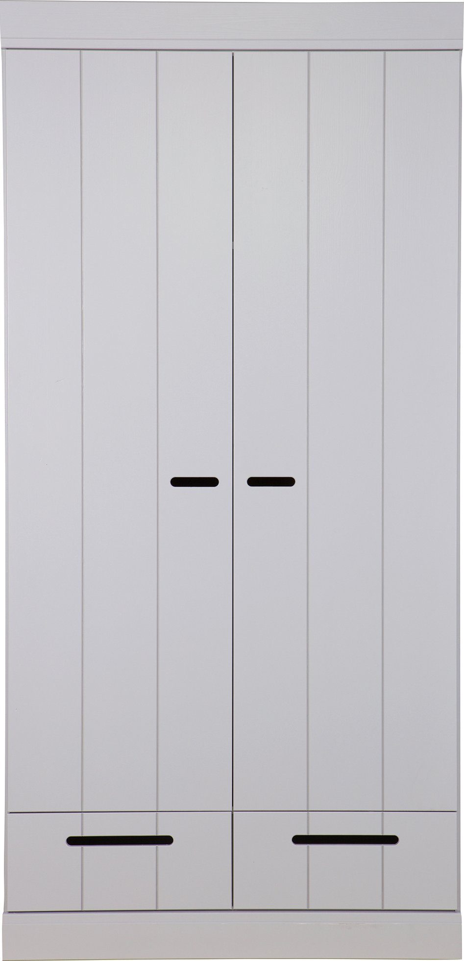 WOOOD Kleiderschrank Connect Garderobenschrank, Mehrzweckschrank mit Schubkästen mit Kleiderstange, Breite 94 cm x Höhe 195 cm