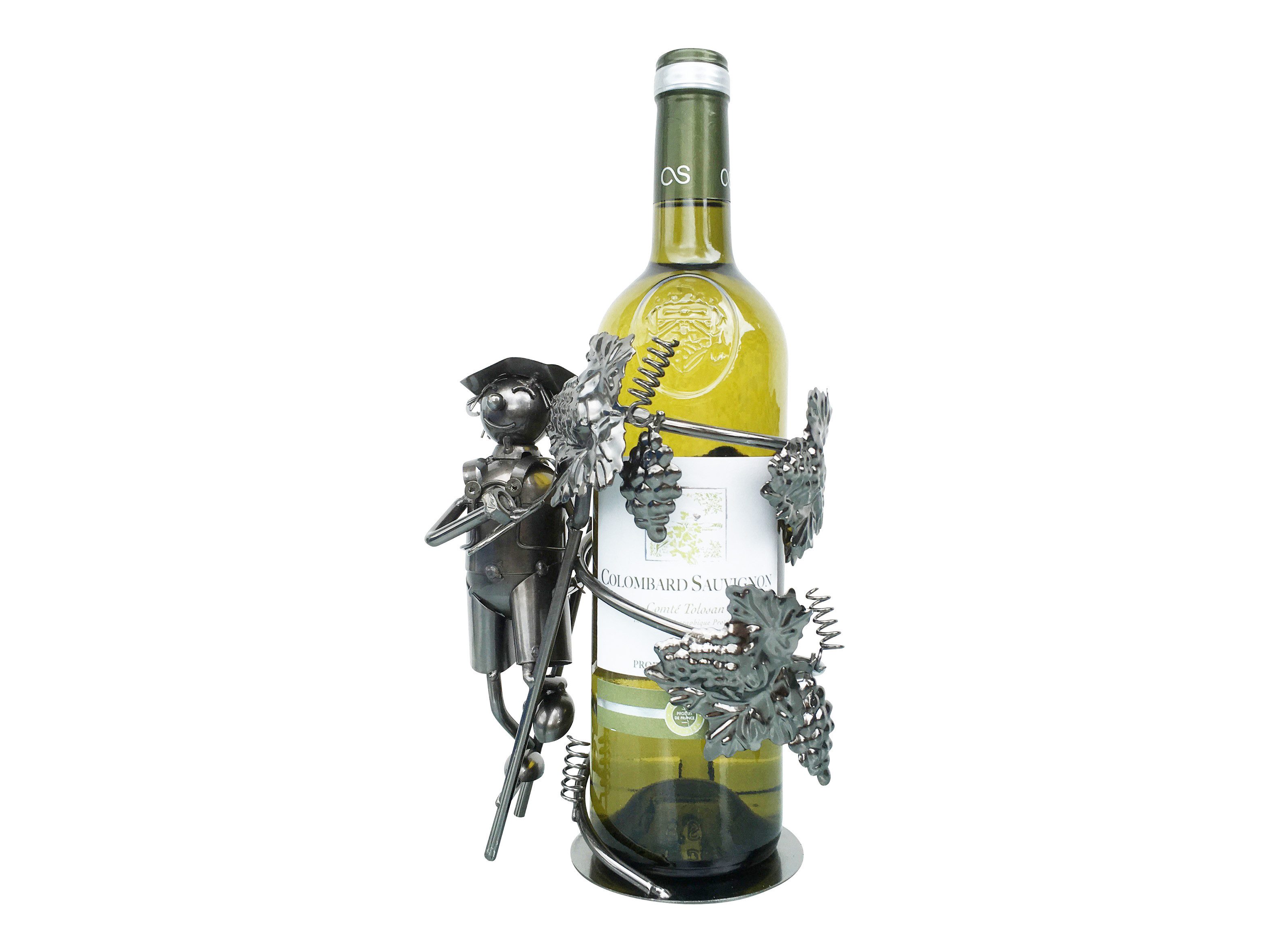 eXODA Weinflaschenhalter Winzer mit Leiter, (1x günstig online kaufen