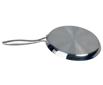 Cheffinger Crêpepfanne Crepespfanne Pfannkuchen Pancake Pfanne Ø28cm Induktion Cheffinger, Material: Edelstahl