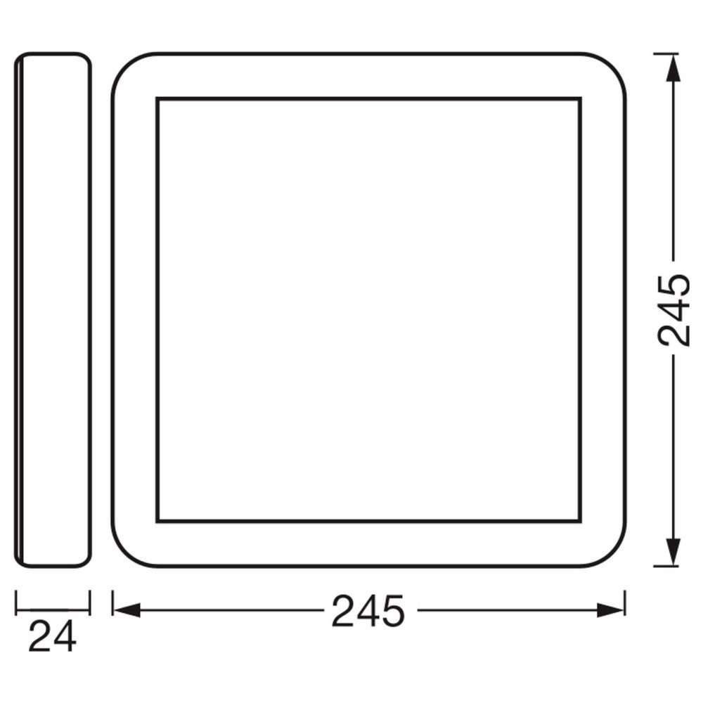 Osram Deckenleuchte OSRAM HOMELIGHTING 4099854604843 Deckenleuchte, LED-Deckenleuchte