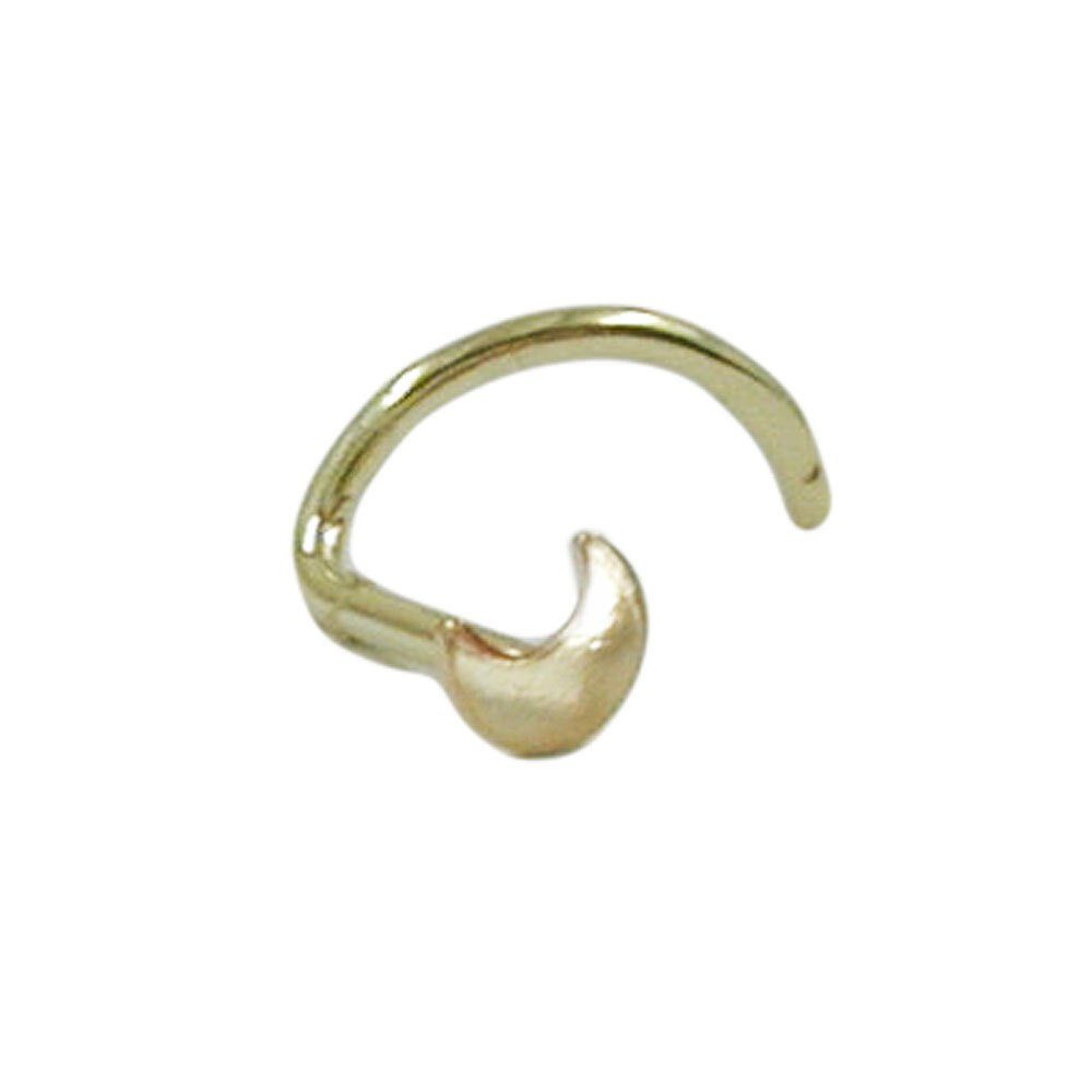 Gallay Nasenpiercing 2,5mm Spirale mit kleinem Mond 14Kt GOLD (1-tlg)