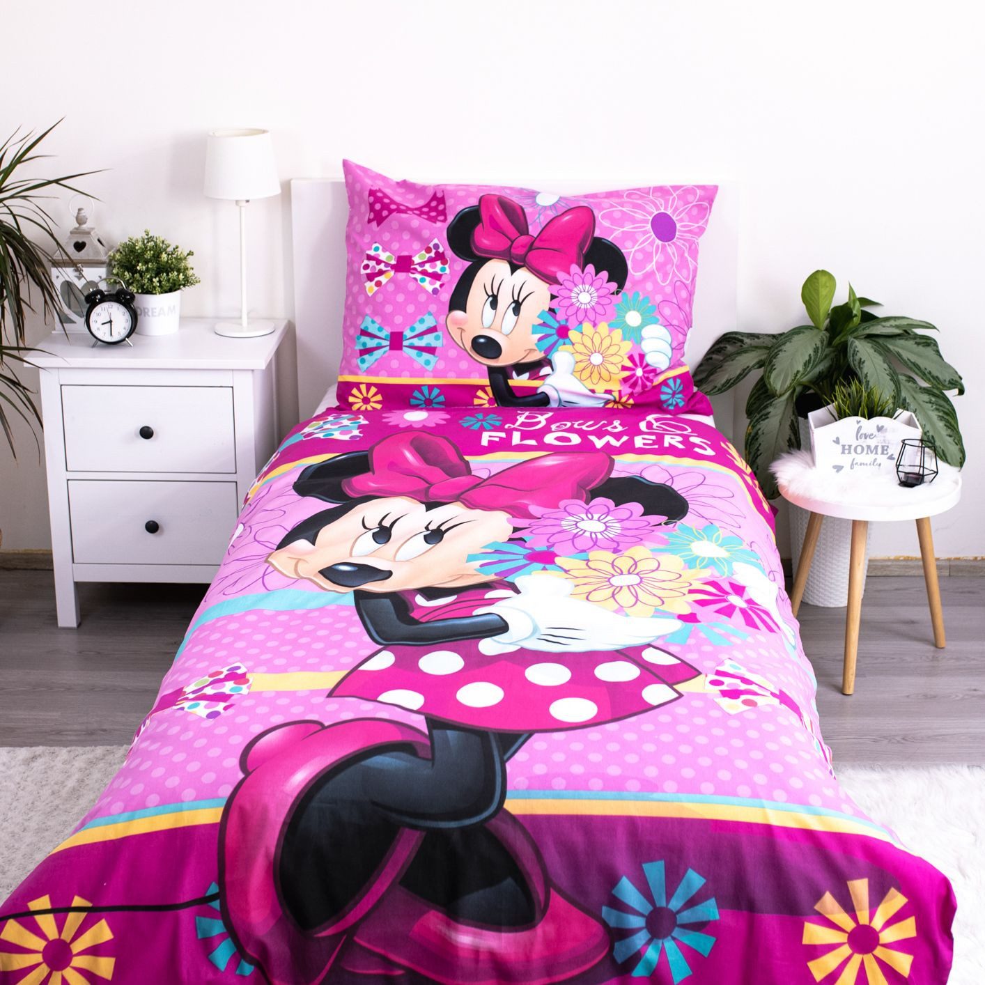 Disney Minnie Mouse Kinderbettwäsche Kuschelige Bettwäsche günstig online kaufen