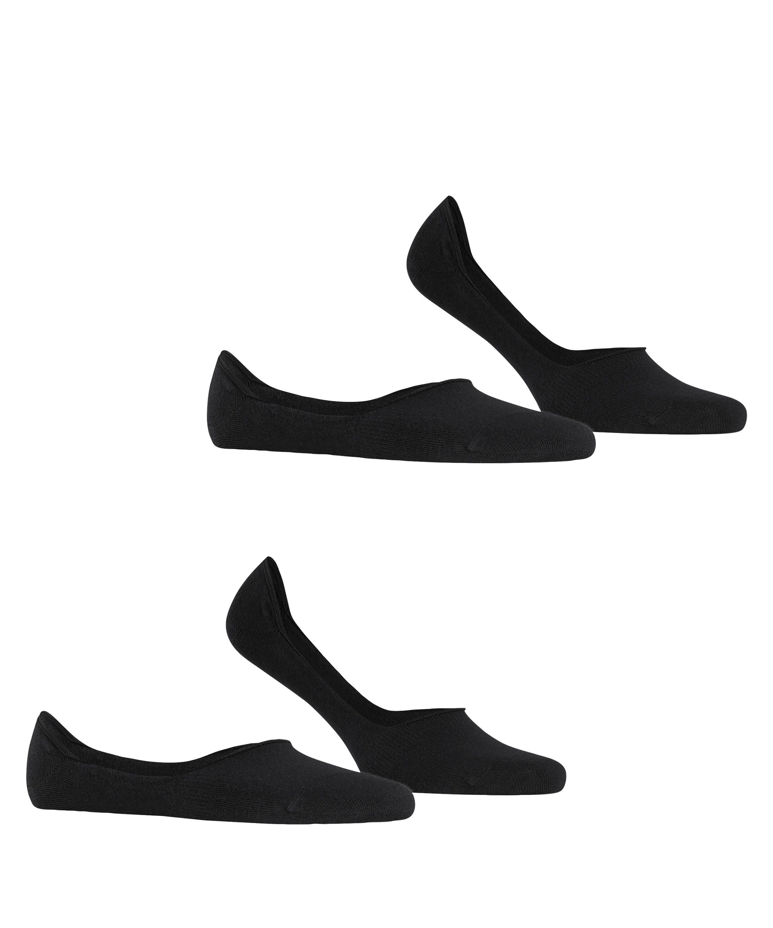 Esprit Füßlinge Basic Uni 2-Pack (2-Paar) aus hautschmeichelnder Baumwolle