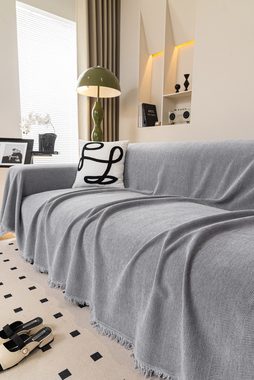 Sofahusse Chenille, Sofabezug weich warm, Sofa überzug, Coonoor, für Wohnzimmer Sofas Bett