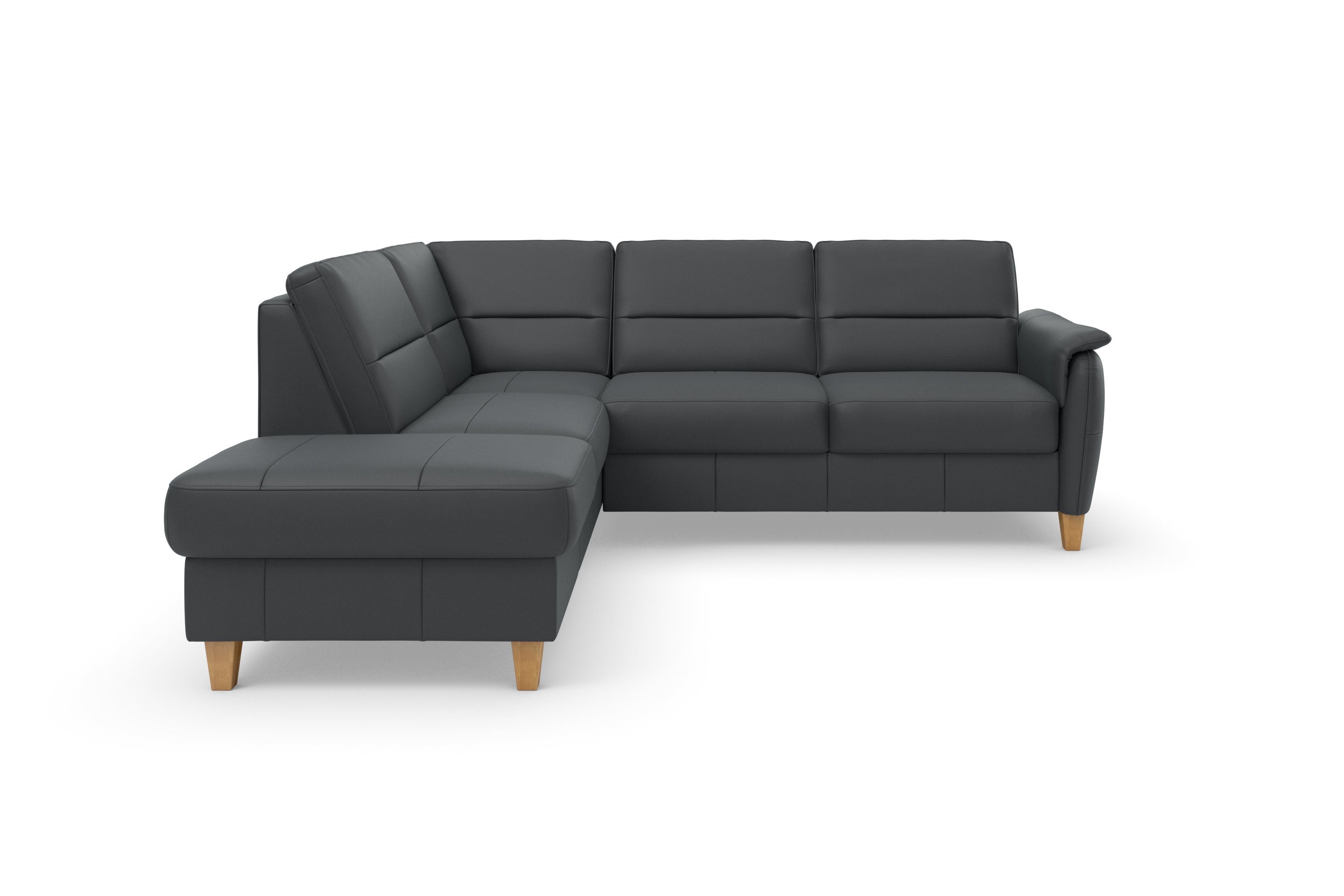 Home affaire Ecksofa "Palmera L-Form, B: 236 cm" optional Bettfunktion & Be günstig online kaufen