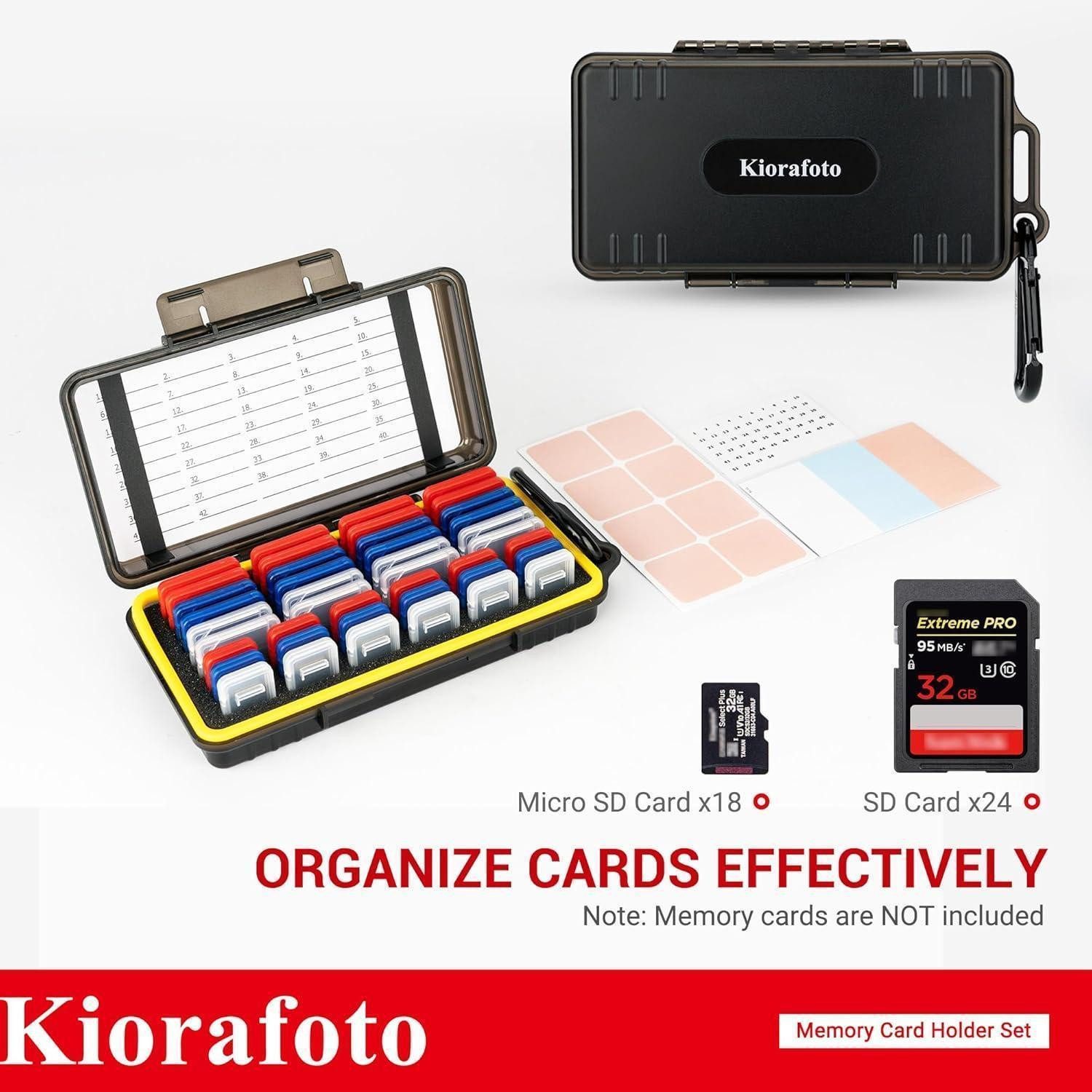LuxusKollektion Kleinteilemagazin Speicherkartenetui 24SD + 18MicroSDtransparent