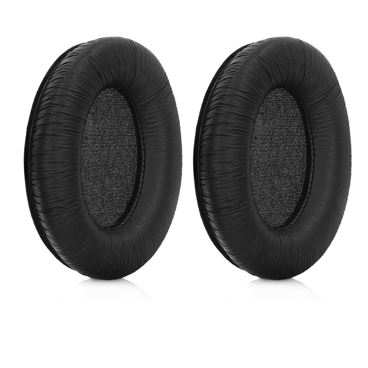 kwmobile 2x Ohr Polster für Sennheiser HD201 / HD206 / HD180 / HD200 Pro Kopfhörer (Ohrpolster Kopfhörer - Kunstleder Polster für Over Ear Headphones)