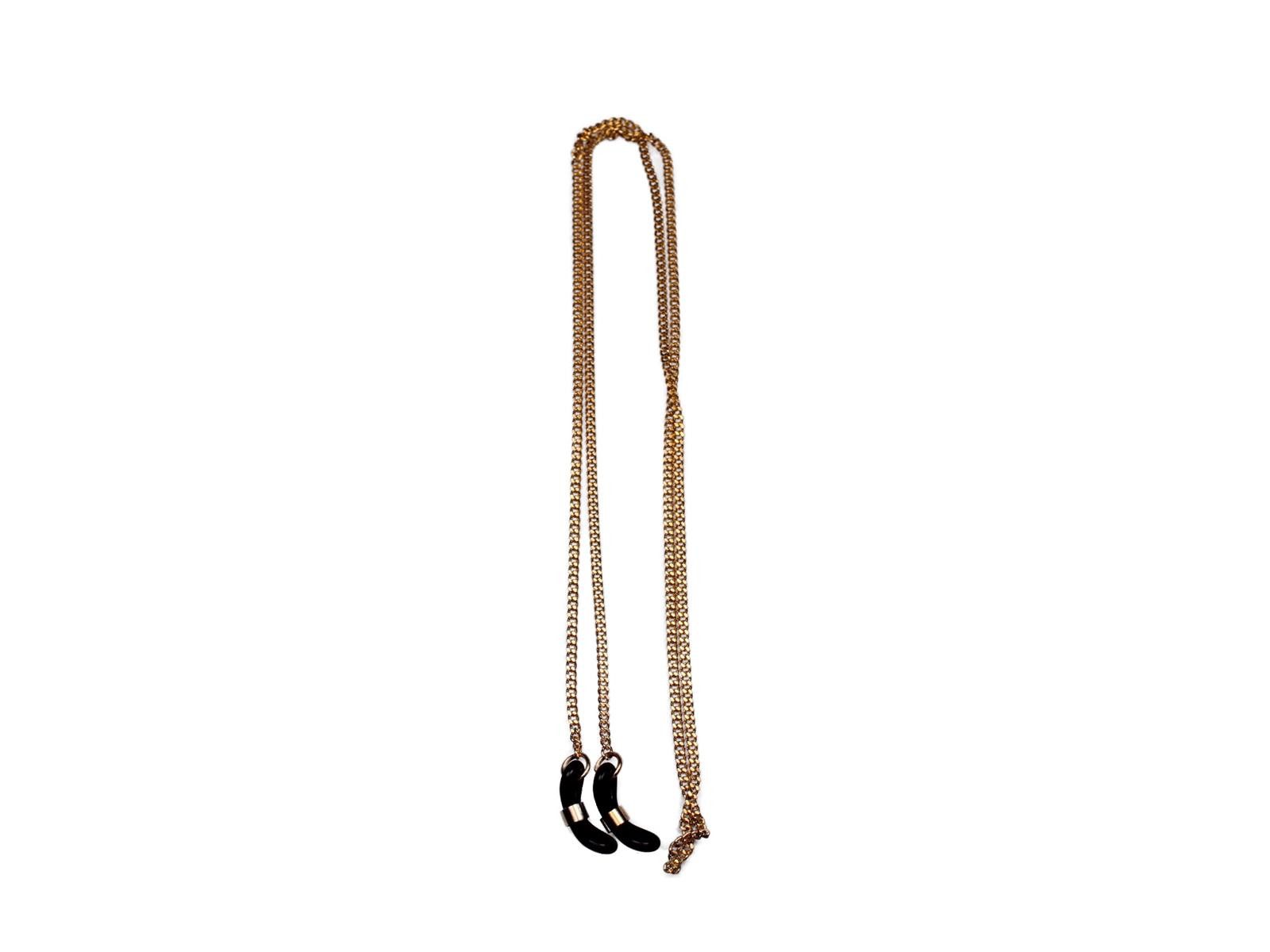 Brillenetui Brillenband aus Metall in Gold Nr. 8