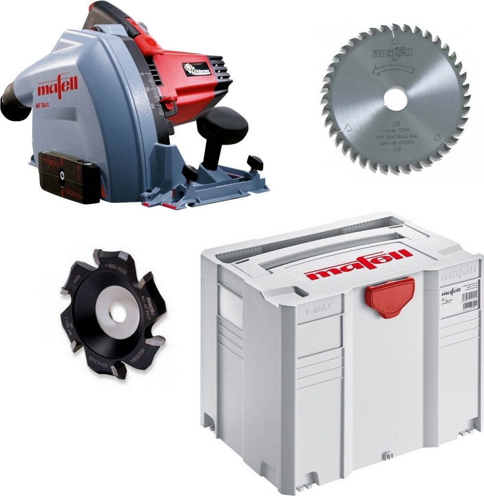 Mafell Nutfräse Mafell Multifräse MF 26 cc AF MAX im T-MAX Alufräse inkl. Koffer