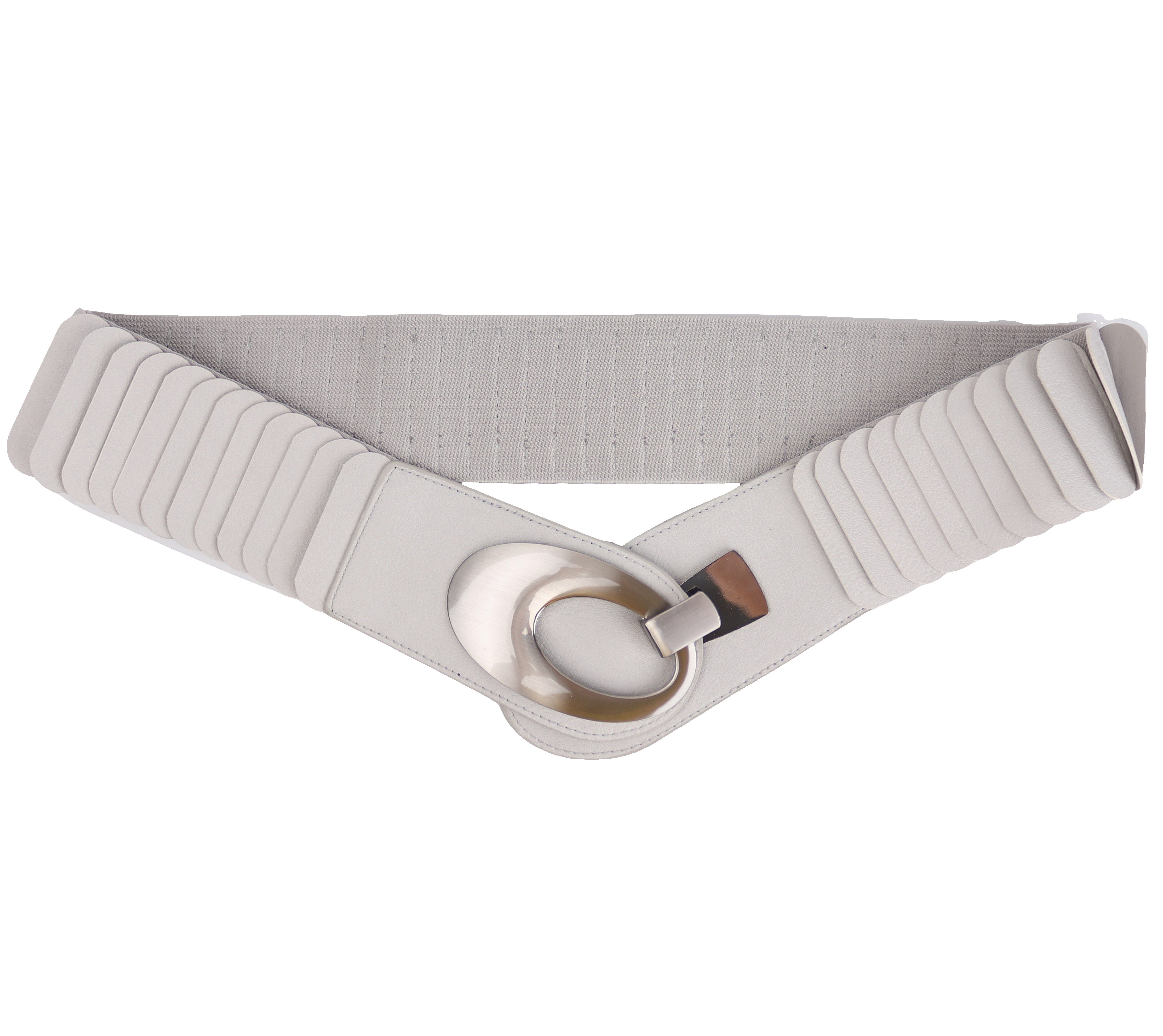 MIRROSI Taillengürtel Leo Unifarbe breit 6cm für Taillenumfang 85 bis 110cm, ONESIZE (Angenehmes Tragesgefühl, Leopard Muster, Unifarben) Breiter Stretch Gürtel