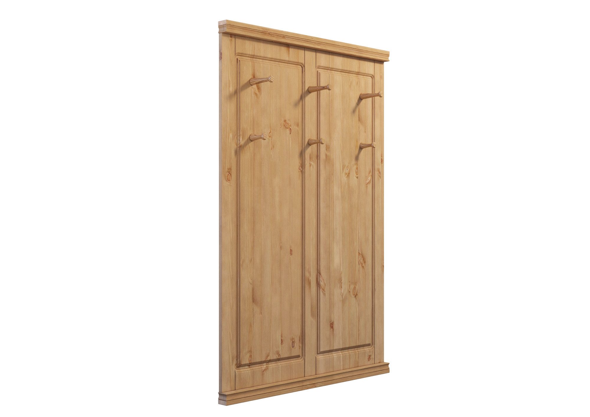 OTTO home Garderobenpaneel Gotland, aus massiver Kiefer, FSC®-zertifiziert, mit 6 Haken, 85 cm breit