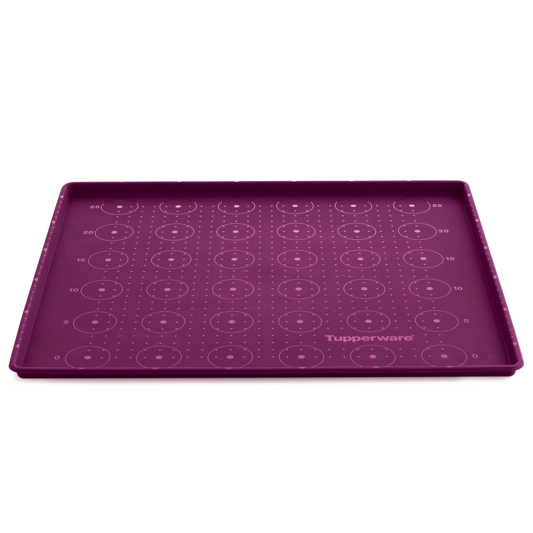 TUPPERWARE Backform Tupperware Backunterlage Silikon lila Dauer-Backunterlage