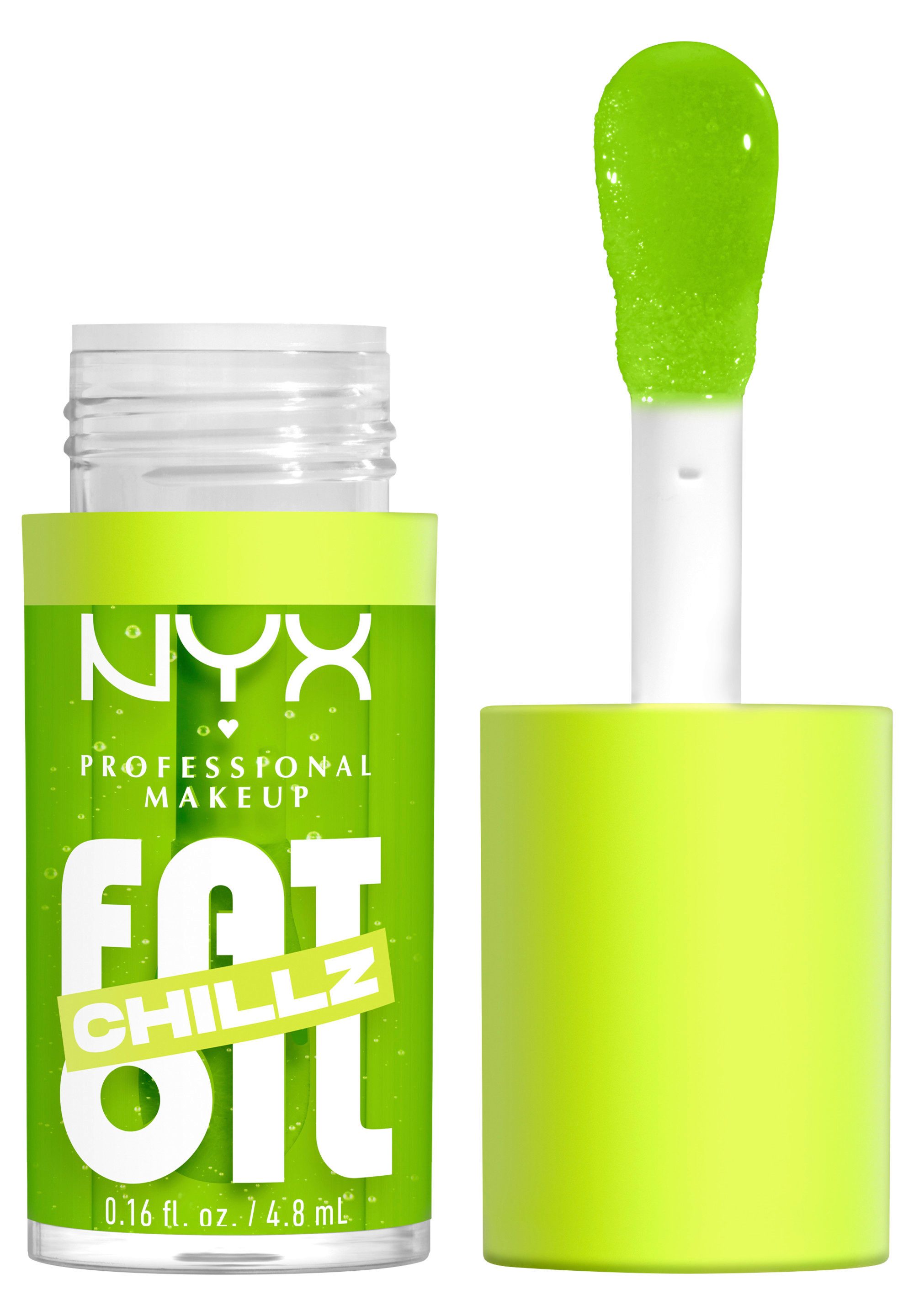 NYX PROFESSIONAL MAKEUP Lipgloss FAT OIL LIP DRIP, ein intensiv-schimmerndes Finish