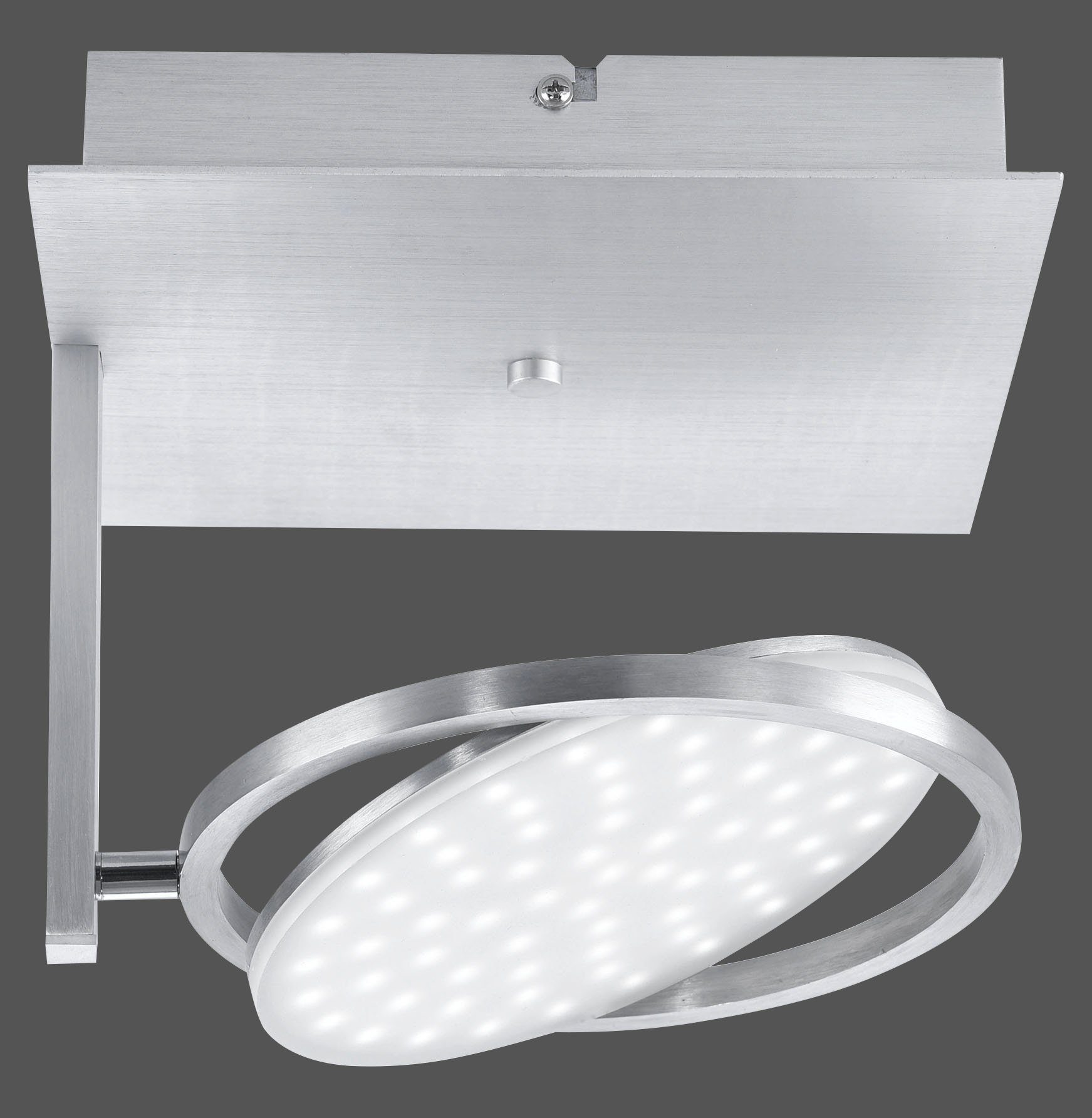 Paul Neuhaus Smarte LED-Leuchte LED Deckenlampe Q - ORBIT Smart Home, Smart Home, CCT-Farbtemperaturregelung, DImmfunktion, Memoryfunktion, mit Leuchtmittel, Warmweiß bis Tageslichtweiß, Spot schwenkbar, dimmbar per Fernbedienung, Alexa