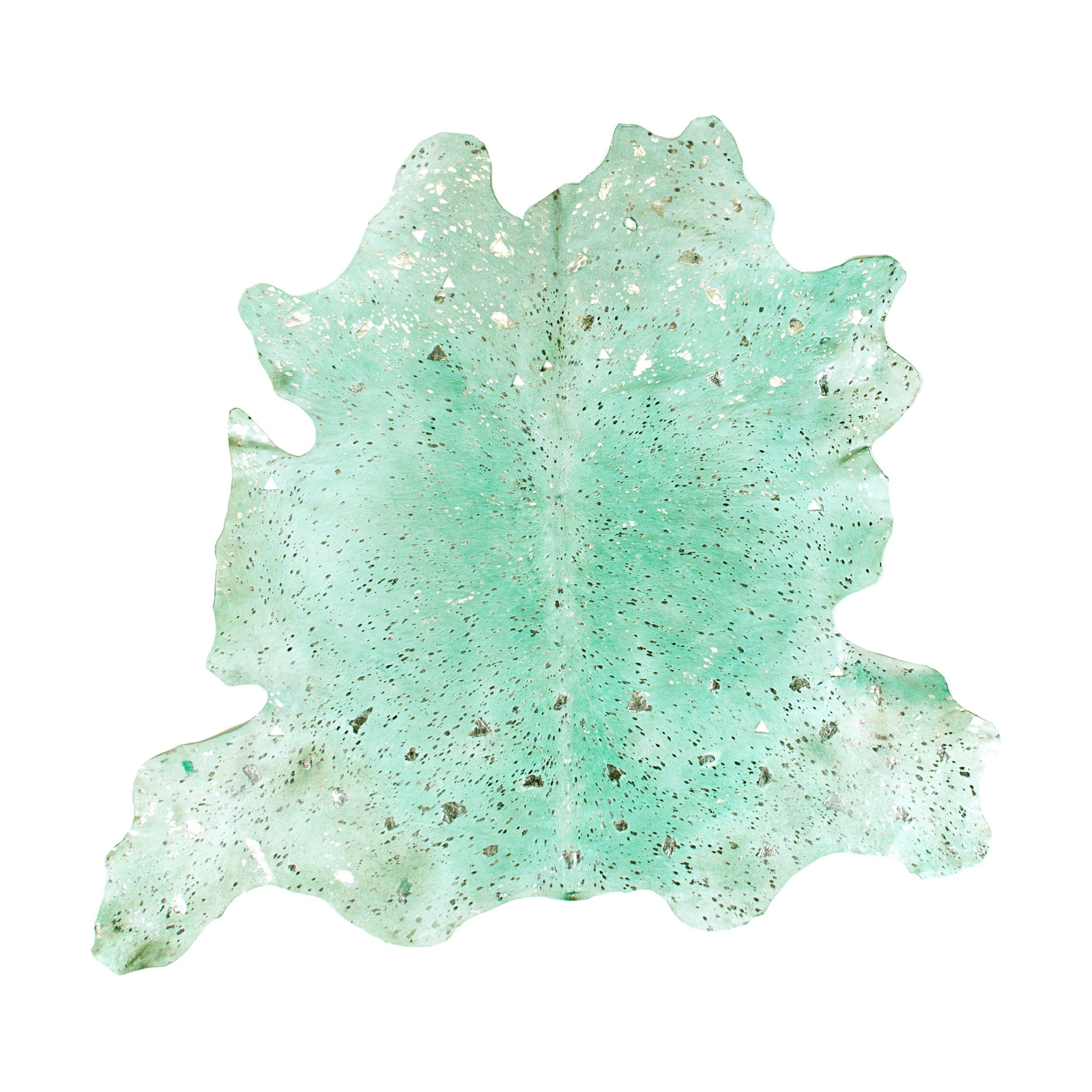 Kayoom Teppich Fly 110, rechteckig, Höhe: 3 mm, aus Rindsleder, stilvolle luxuriöse Akzente, Fußbodenheizung geeignet