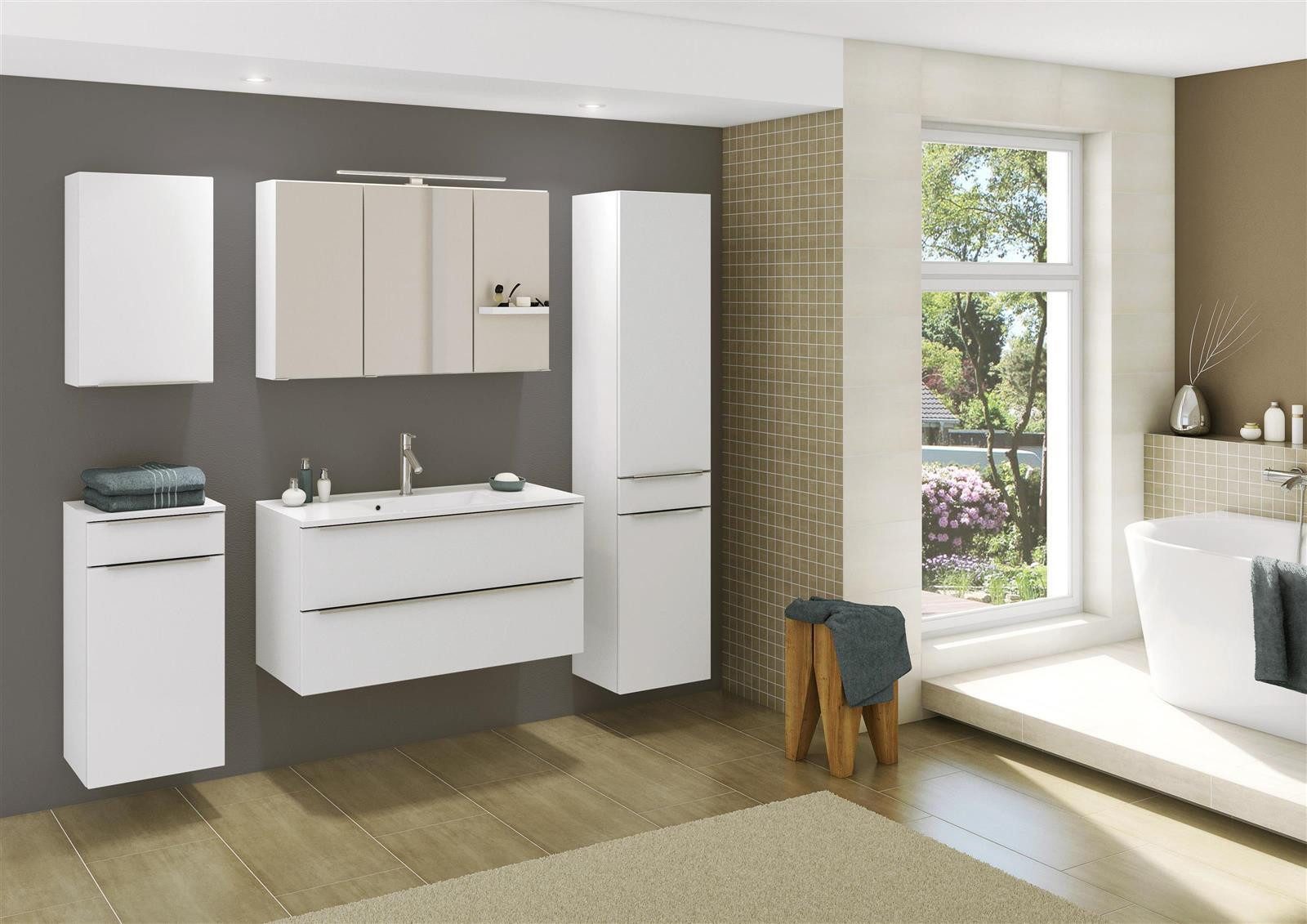 HELD MÖBEL Spiegelschrank 100 x 66 x 20 cm (B/H/T)