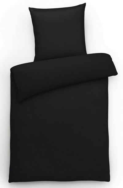 Bettwäsche »Einfarbig hochwertige Mako-Satin Bettgarnitur unifarben aus 100% Baumwolle«, Carpe Sonno, Hochwertige Mako Satin Bettwäsche, Bettgarnitur in vielen tollen Unifarben, Ganzjahresbettwäsche, angenehm kühl Bett-Wäsche, weich auf der Haut, edler Bettbezug für hohen Schlafkomfort