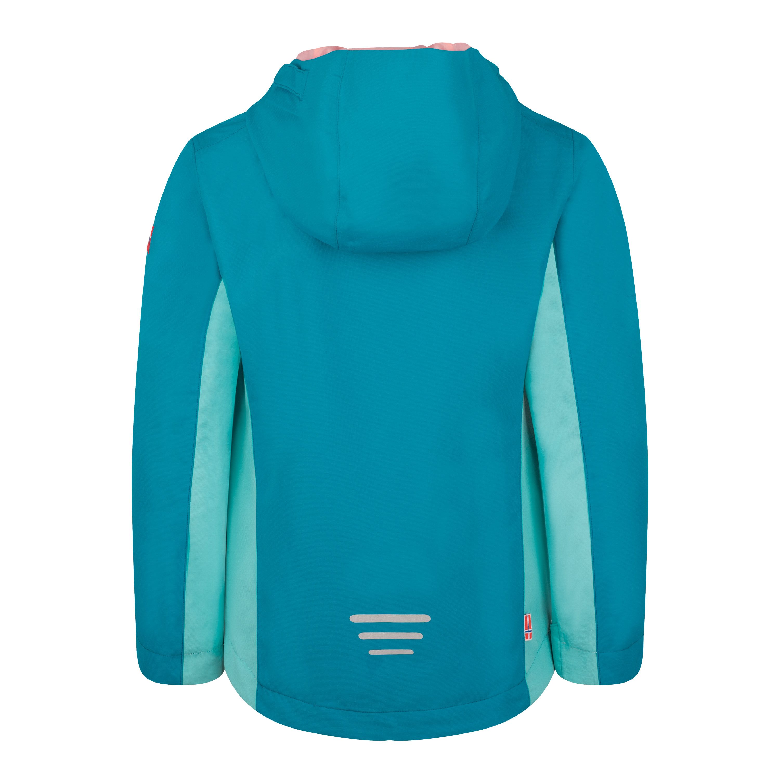 TROLLKIDS Regenjacke KIDS TELEMARK JACKET für sportliche Aktivitäten, wasserdicht, mit Mesh-Innenfutter