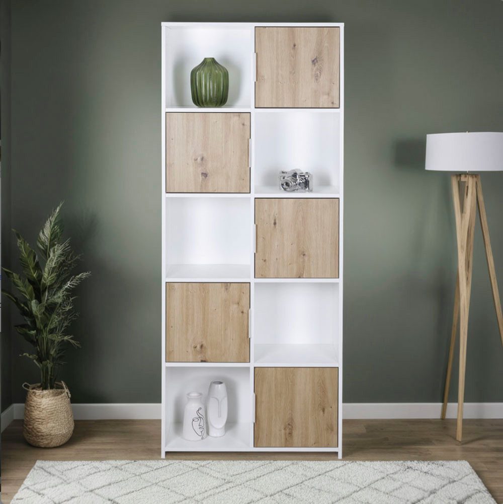 Inter Link Bücherregal Pepeto, 1-tlg., Modular, individuelle Gestaltung, BxTxH: ca. 77 x 30 x 185 cm