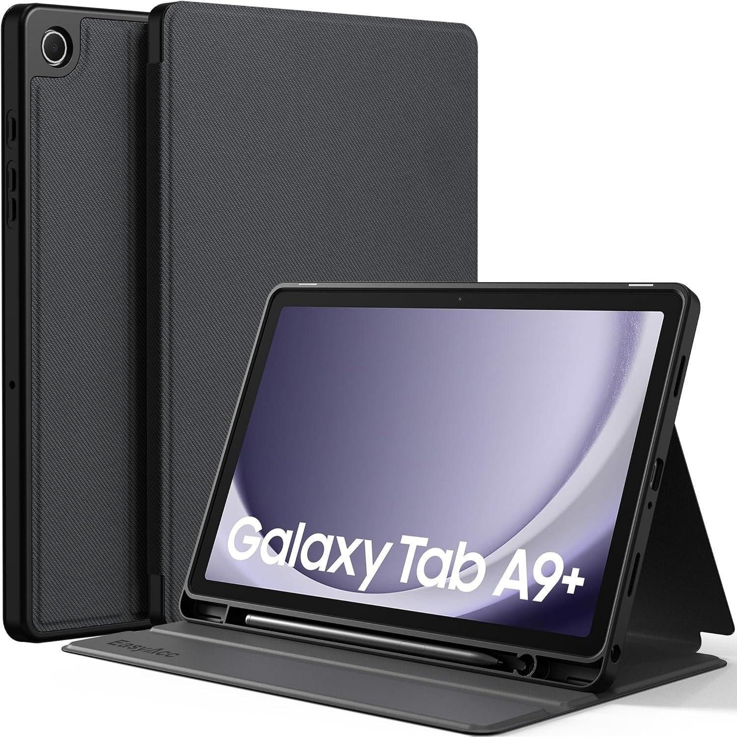 LuxusKollektion Tablet-Hülle Hülle Book Cover Samsung Galaxy Tab A9 Plus A9+ 11 Zoll 2023 Schwarz