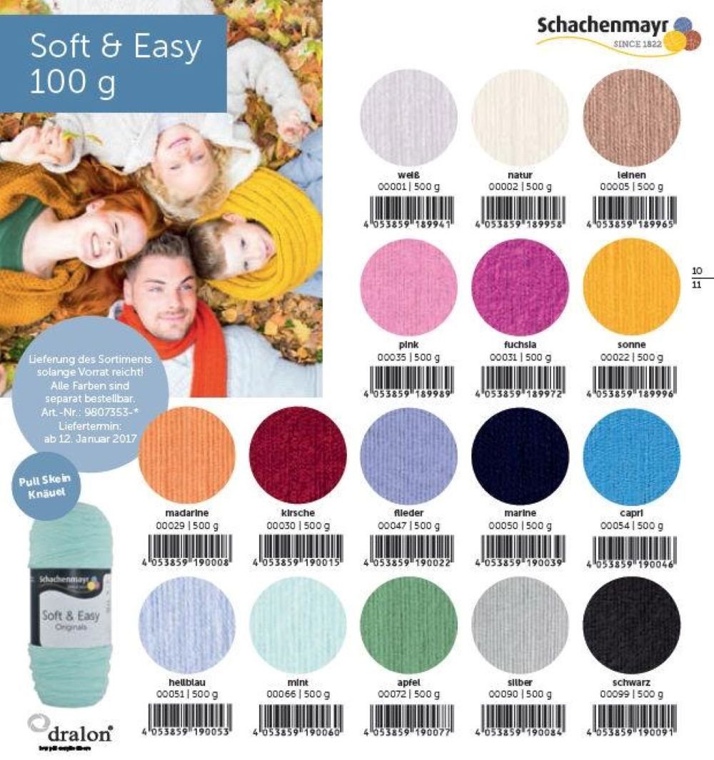 Schachenmayr 100g Schachenmayr Soft & Easy Effektgarn, 235,00 m