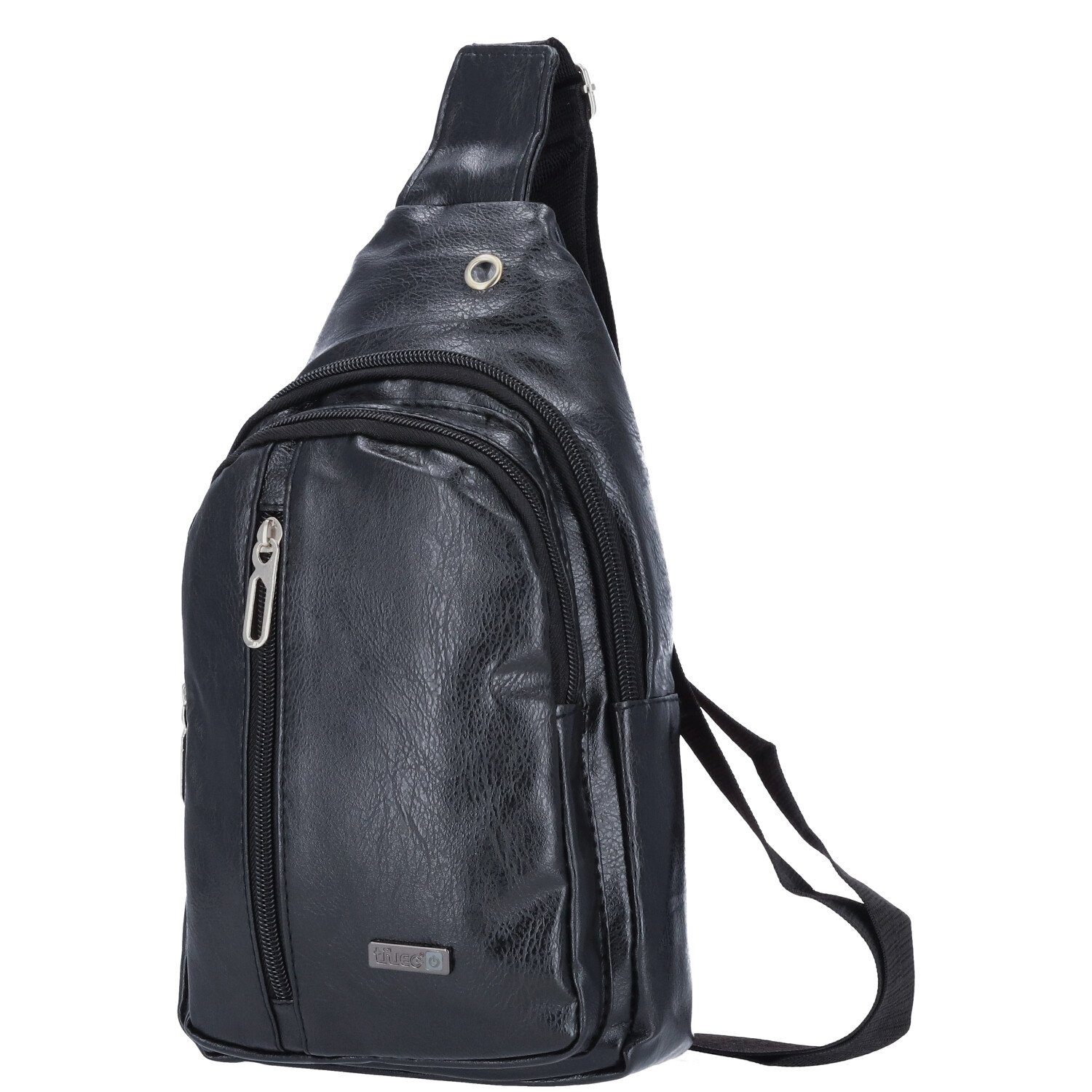 TheTrueC Rucksack TheTrueC Cross Body Bag schwarz (Stück, Stück)