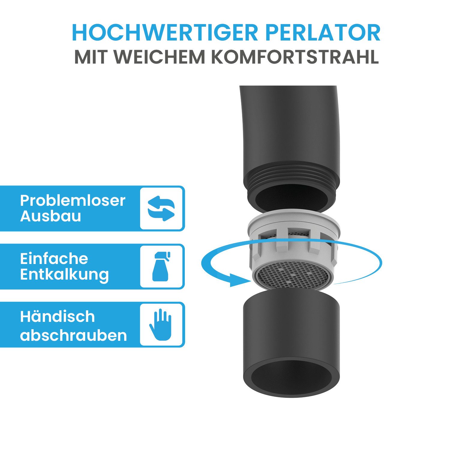 Bächlein Spültischarmatur Küchenarmatur Gleno - Wasserhahn günstig online kaufen