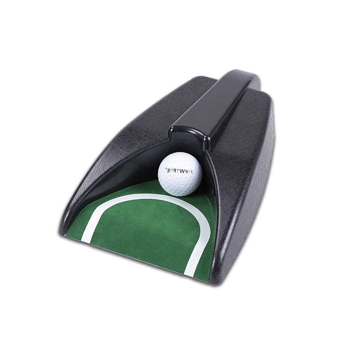 DOPWii Puttingmatte Golf Ball Automatic Putter Return Machine, Golf Putting Practice, Hole Putter Training Aid, mit automatischer Ballrückgabe