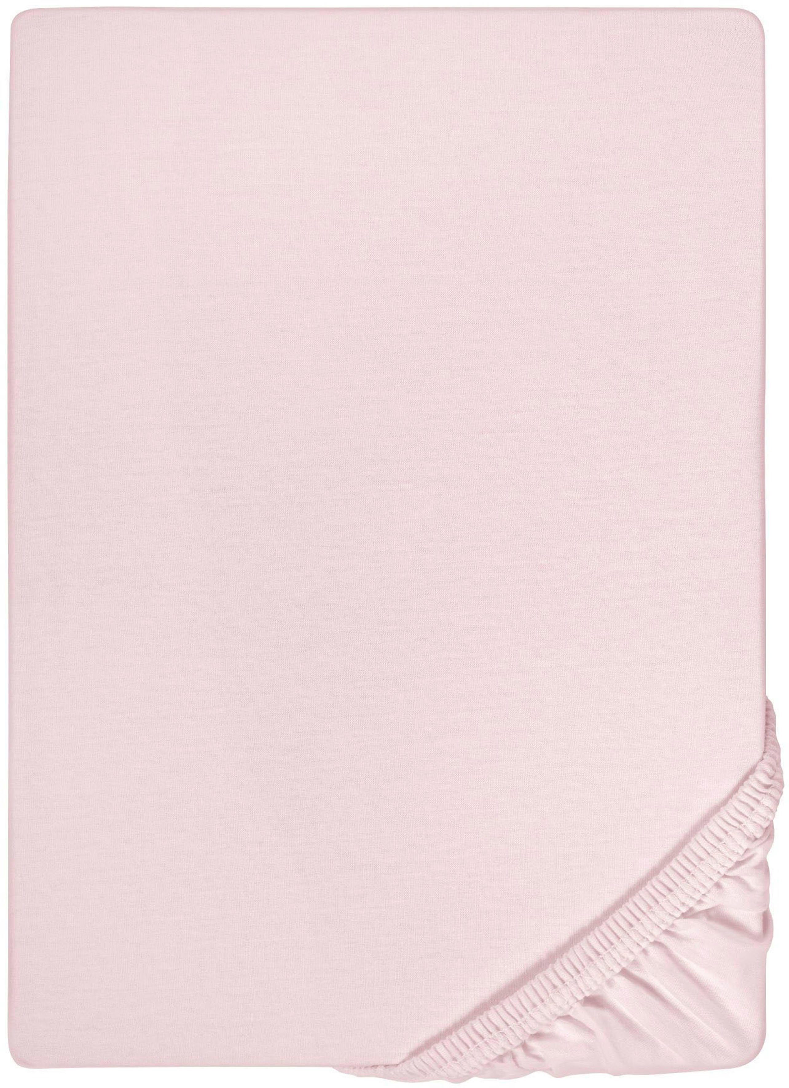 Biberna Spannbettlaken 0077866 Deluxe Jersey-Elastic Spannbetttuch 97% Baumwolle, Jersey-Elasthan, Gummizug: rundum, (1 Stück), Jersey mit Elasthan, Rundumgummi, bügelfrei, ab Größe 90 x 190 cm i