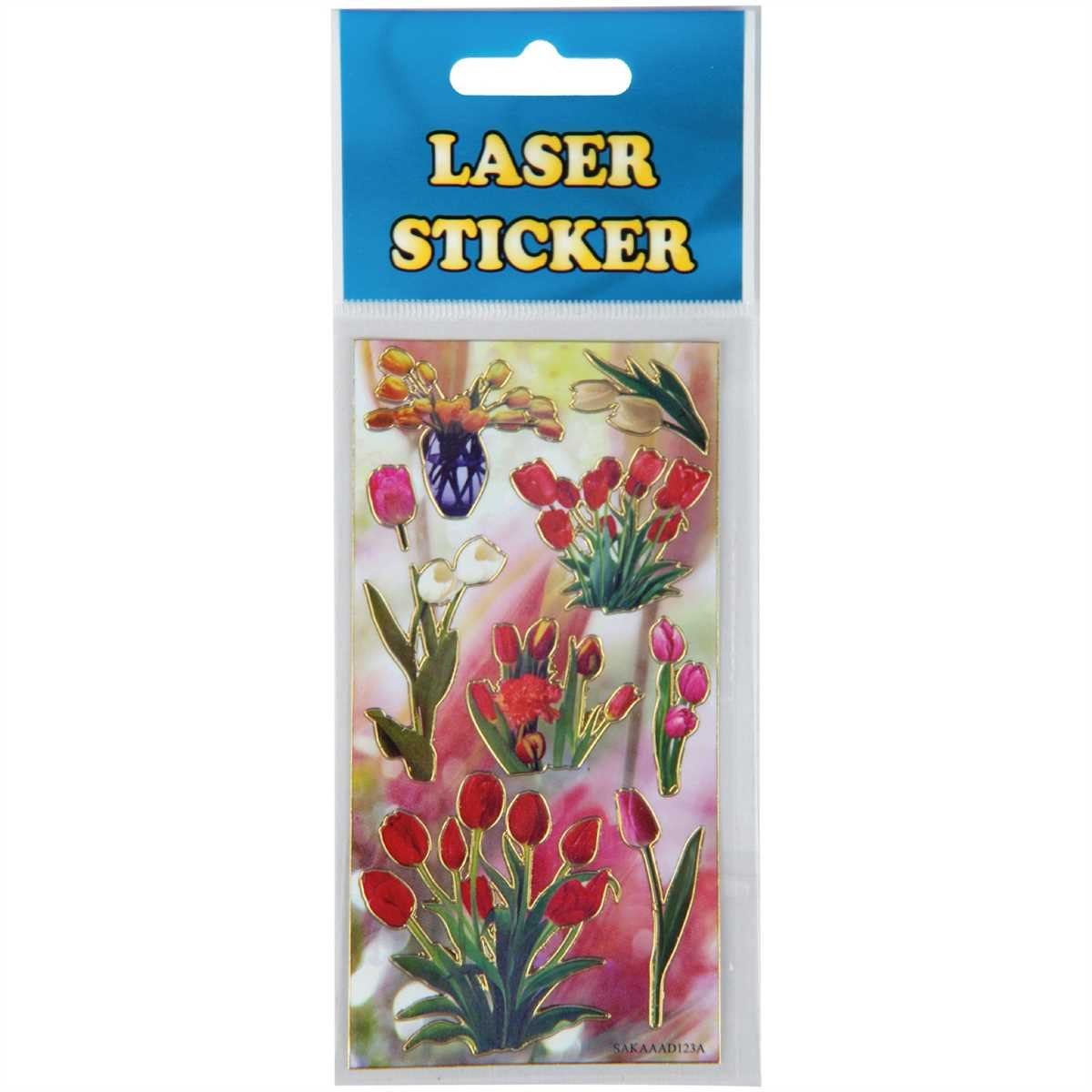 Bestlivings Sticker, (1-tlg), Sammelsticker, Blumensticker, Geschenkaufkleber, selbstklebend
