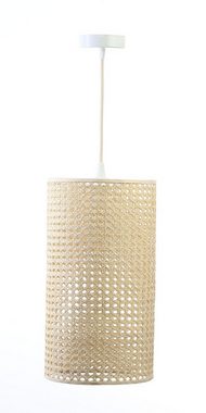 ONZENO Pendelleuchte Rattan Cozy Dreamy 25x42x42 cm, einzigartiges Design und hochwertige Lampe