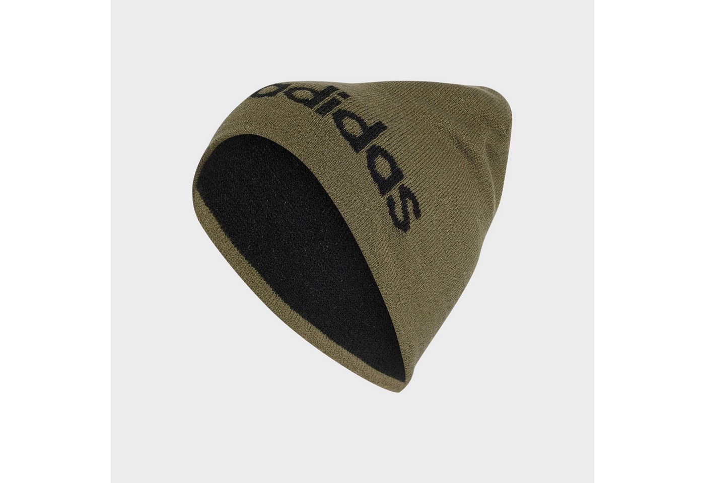 adidas Sportswear Beanie LINEAR BEANIE mit Strickmaterial, leichte Konstruktion, passgenauer Sitz