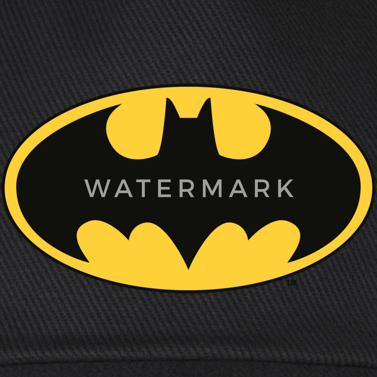 Spreadshirt Baseball Cap DC Comics Batman Logo Schwarze Fledermaus Klassisch Kinder Basecap (1-St)