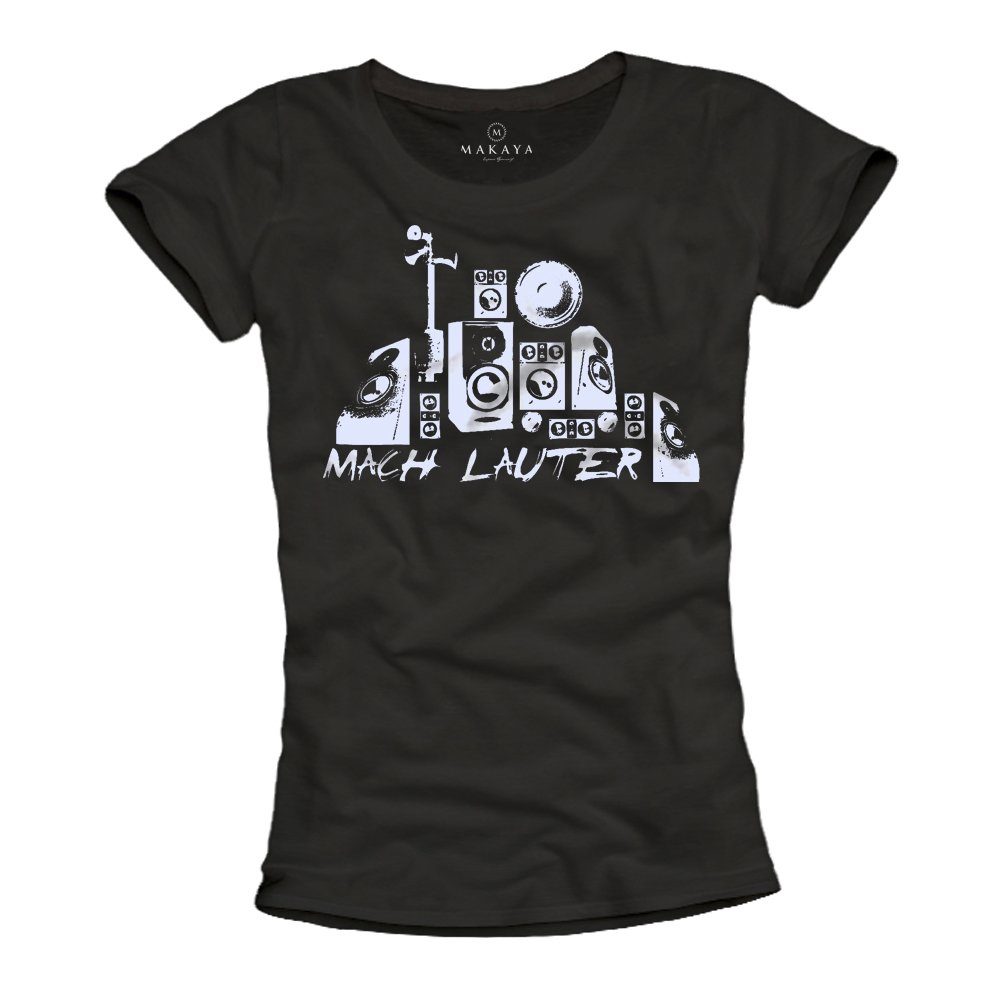 MAKAYA T-Shirt Damen Musik Hip Hop günstig online kaufen